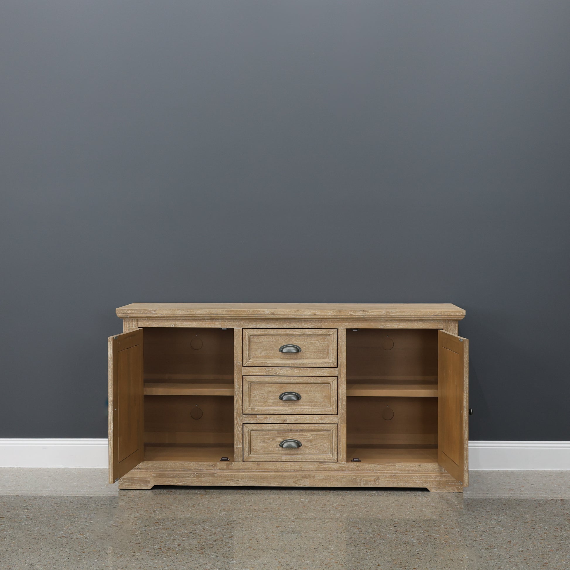 Provedore Natural Buffet w/ 2 Doors & 3 Drawers