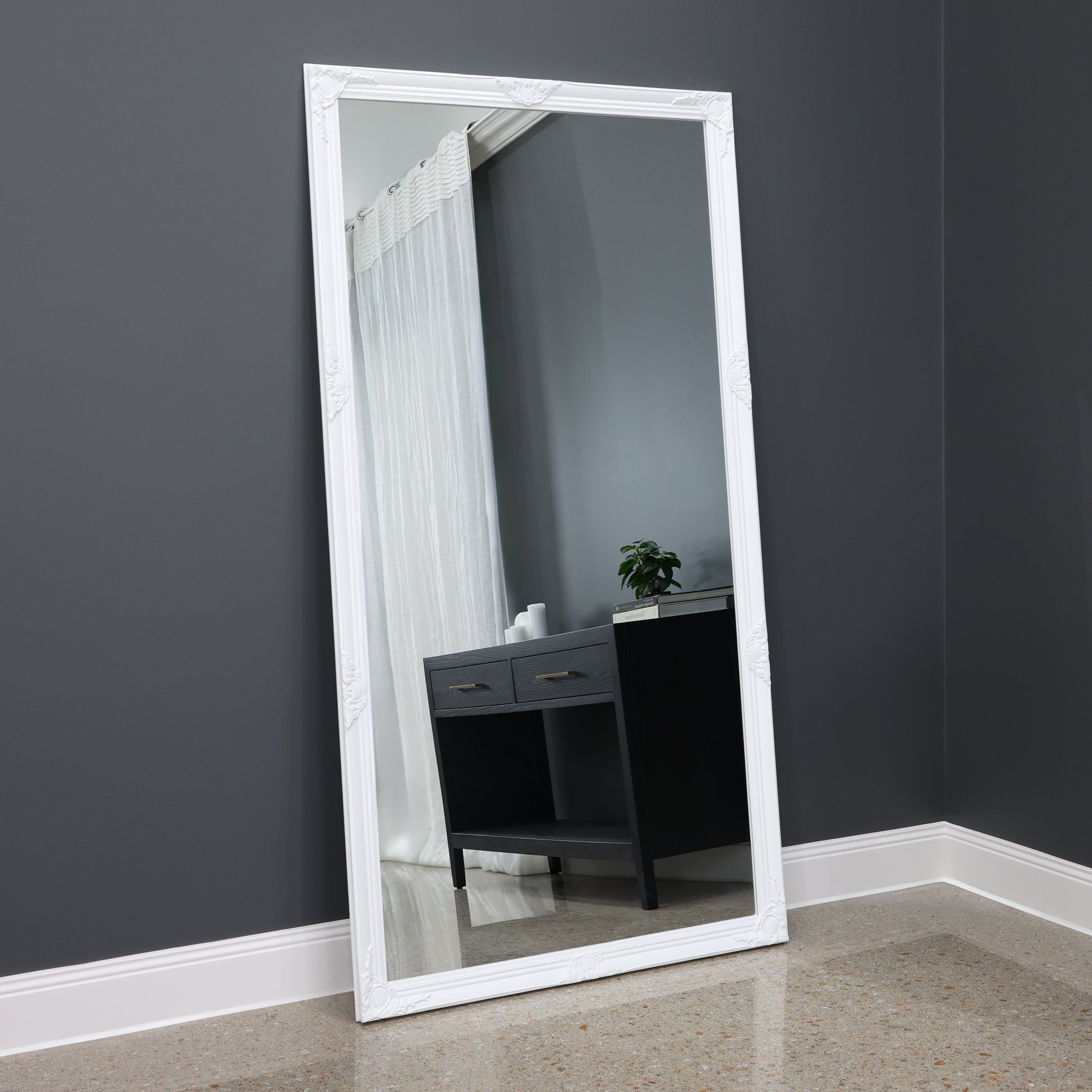Antique Mirror - White