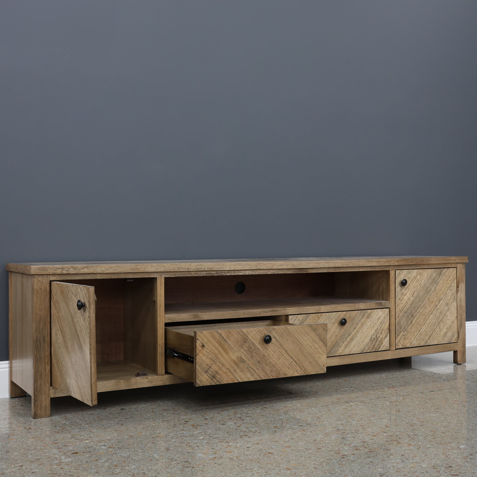 Flinders TV Unit - 220cm L