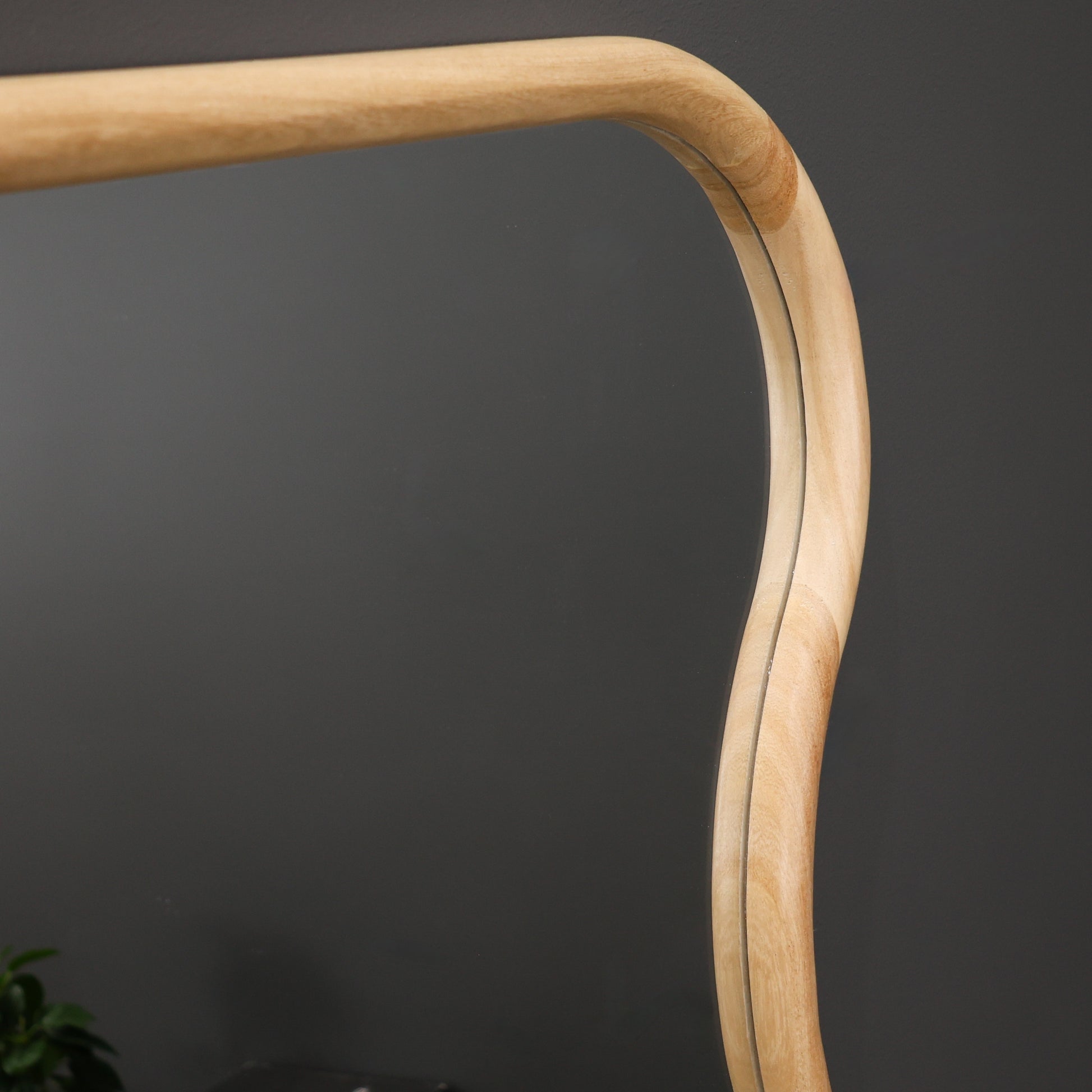 James Wavy Mirror - Natural