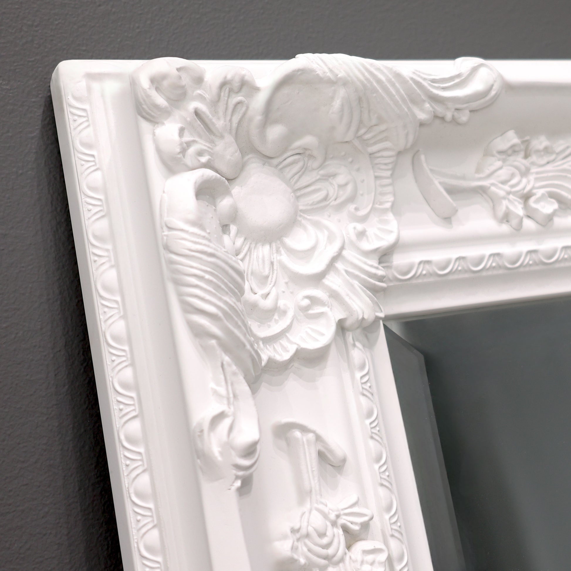 Melbourne Large Decorative Mirror - White