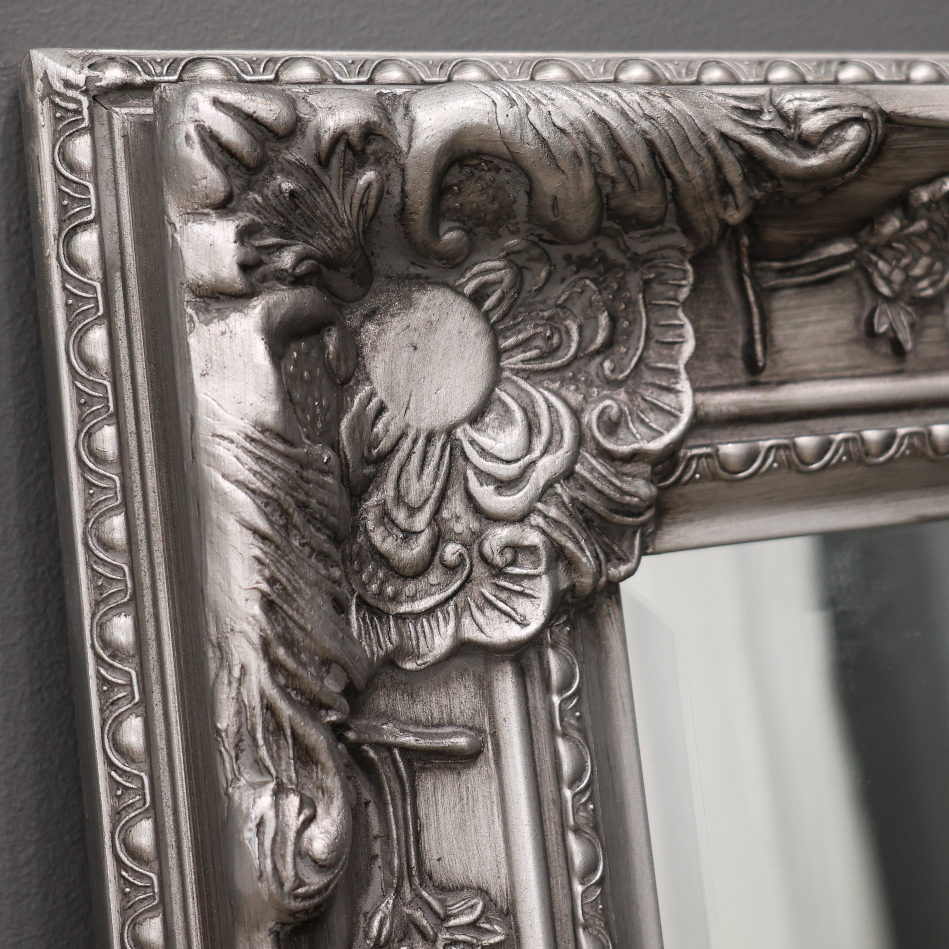 Melbourne Large Decorative Mirror - Silver