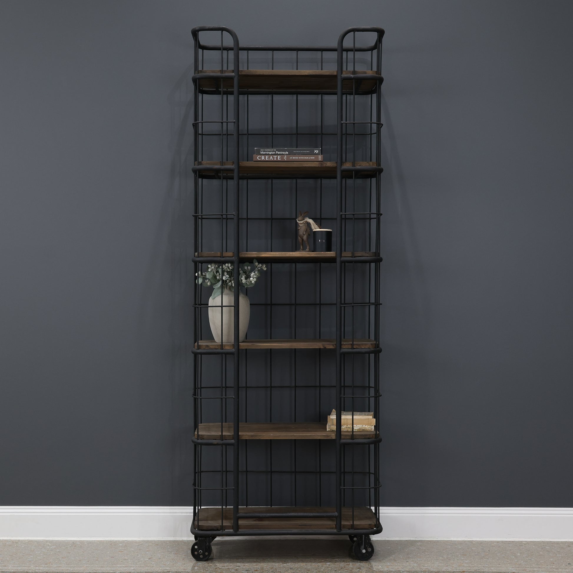 Henty Open Bookshelf Narrow