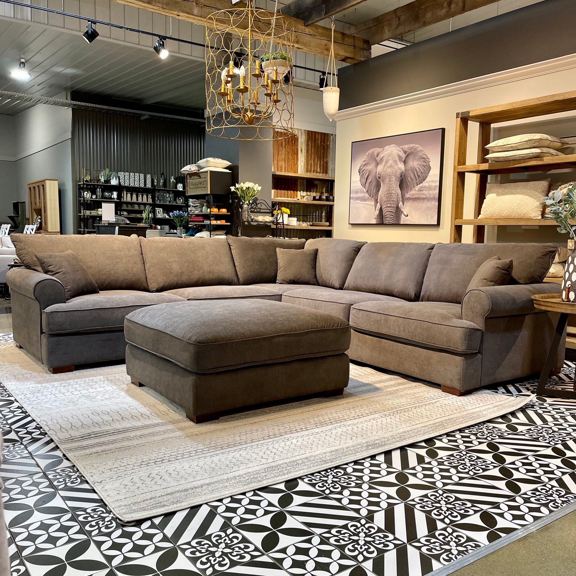 Beverley Corner Lounge - Storm