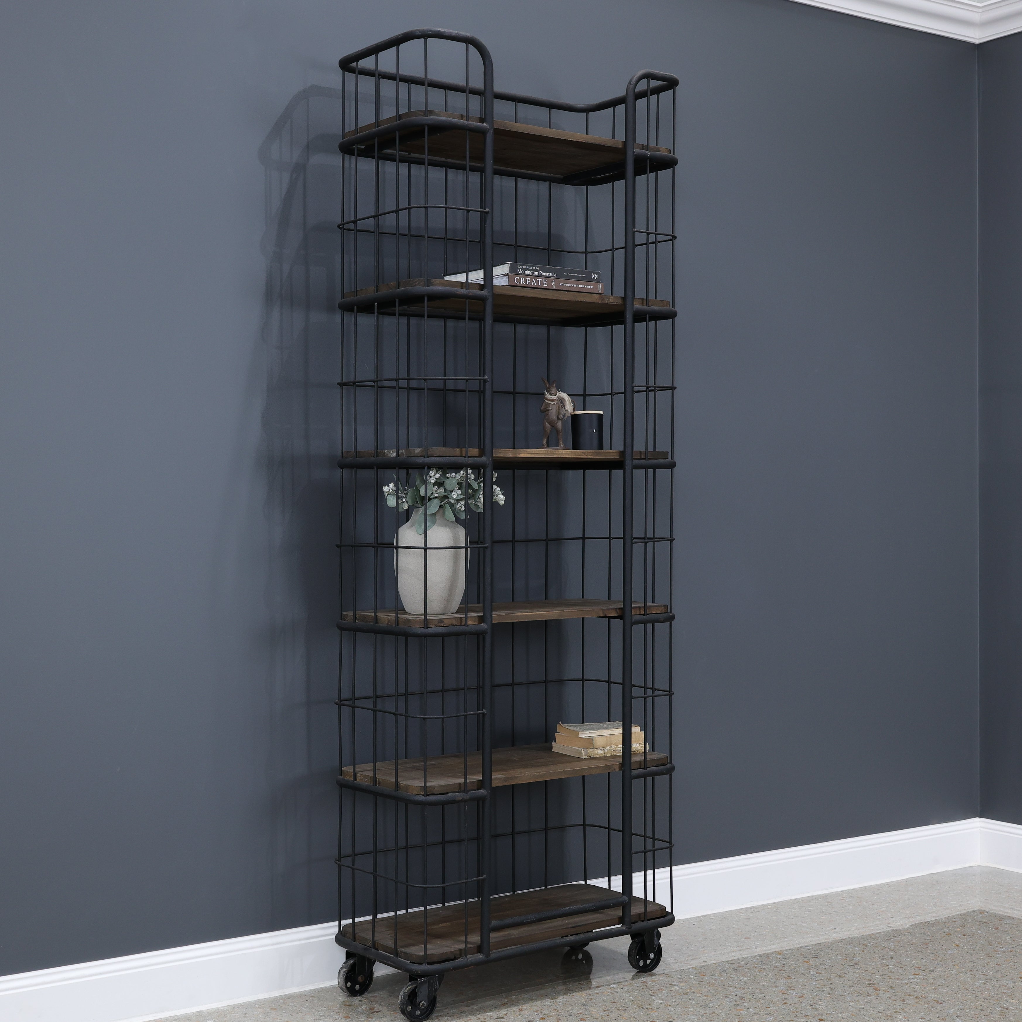 Henty Open Bookshelf Narrow
