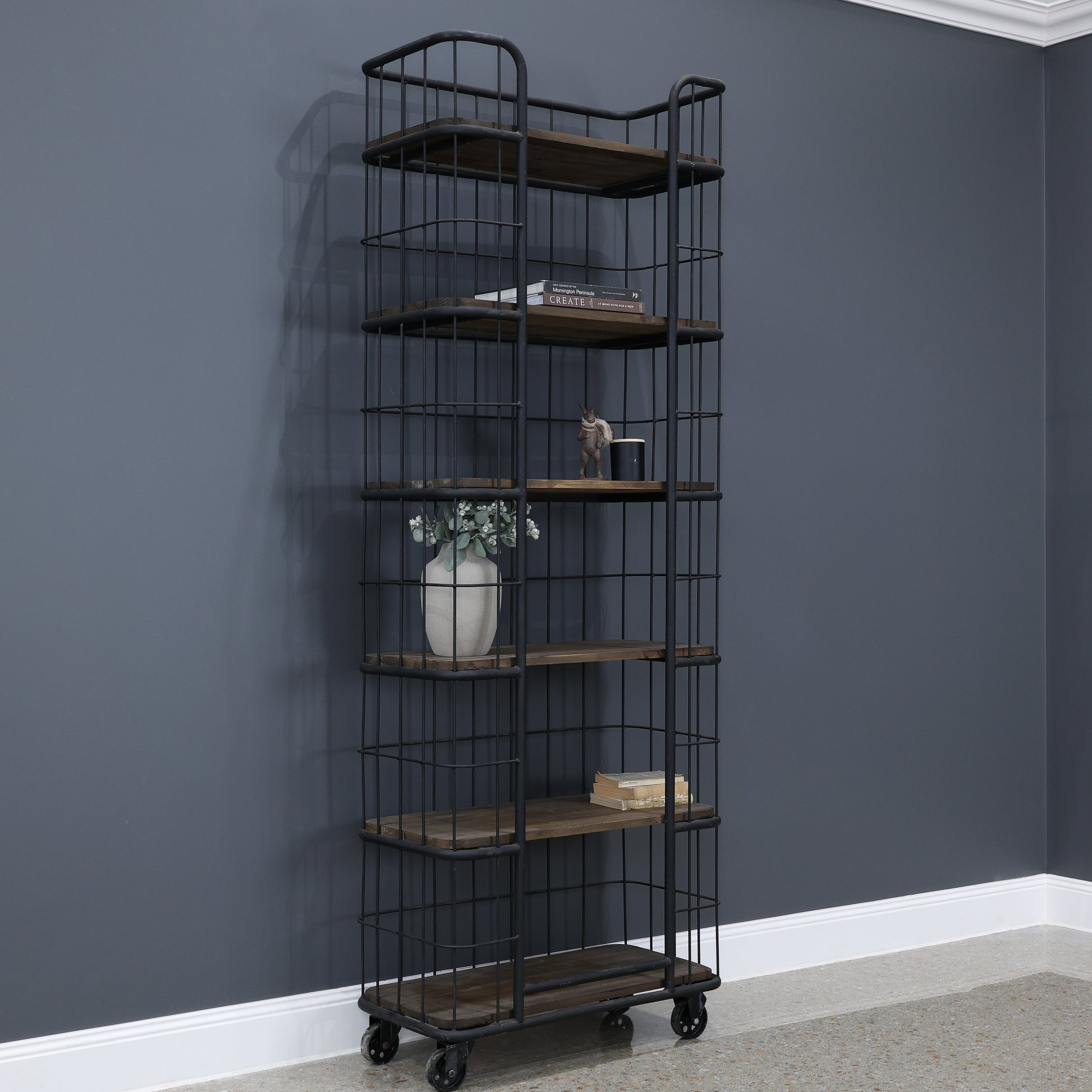 Henty Open Bookshelf Narrow