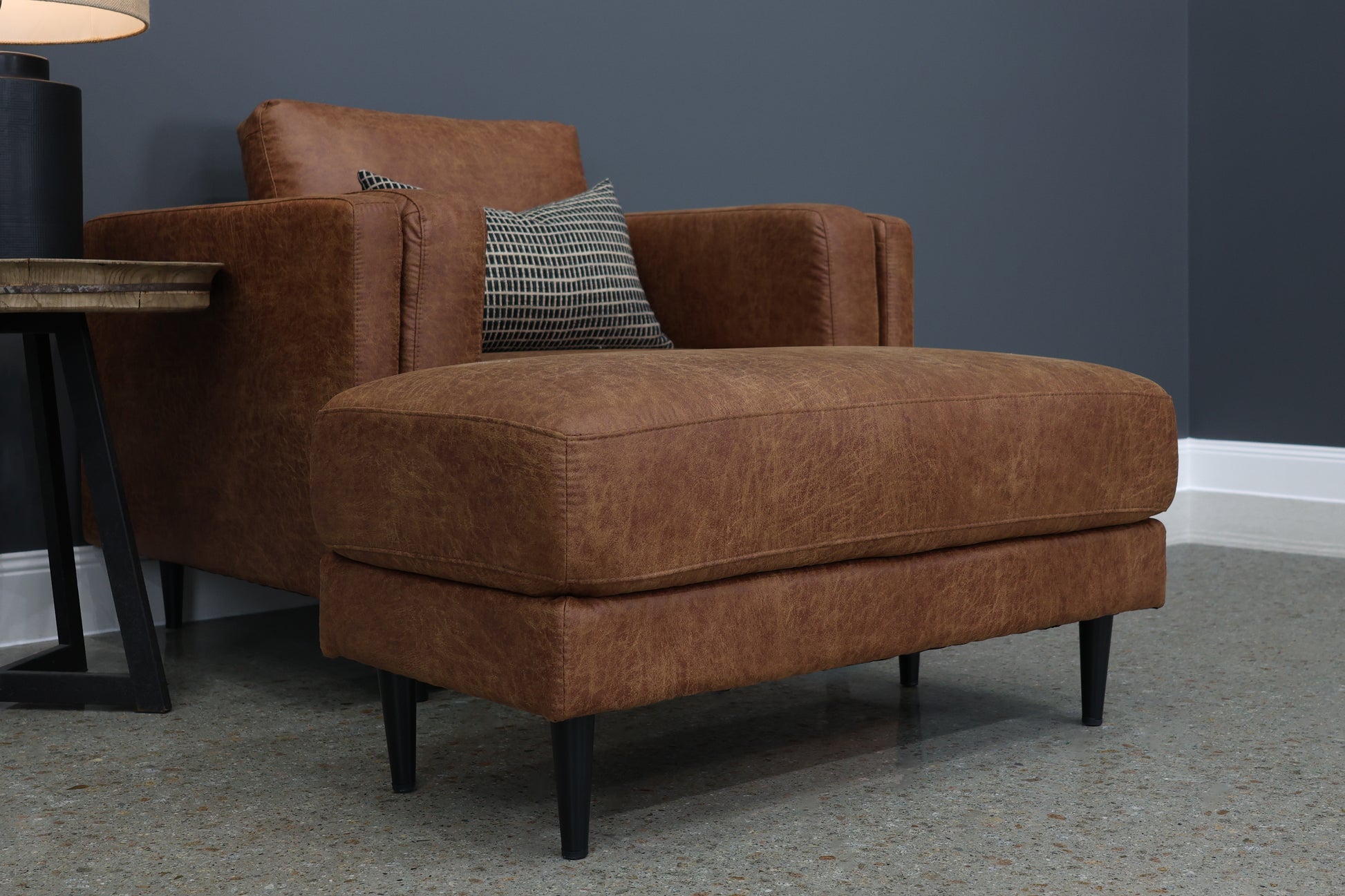 Canberra Ottoman - Highland Buff