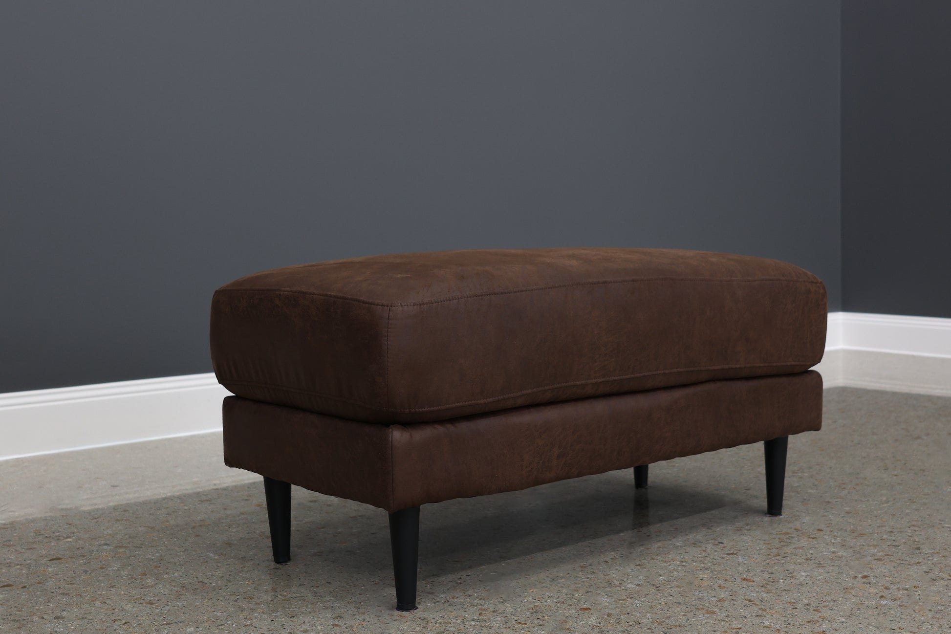 Canberra Ottoman - Highland Chestnut
