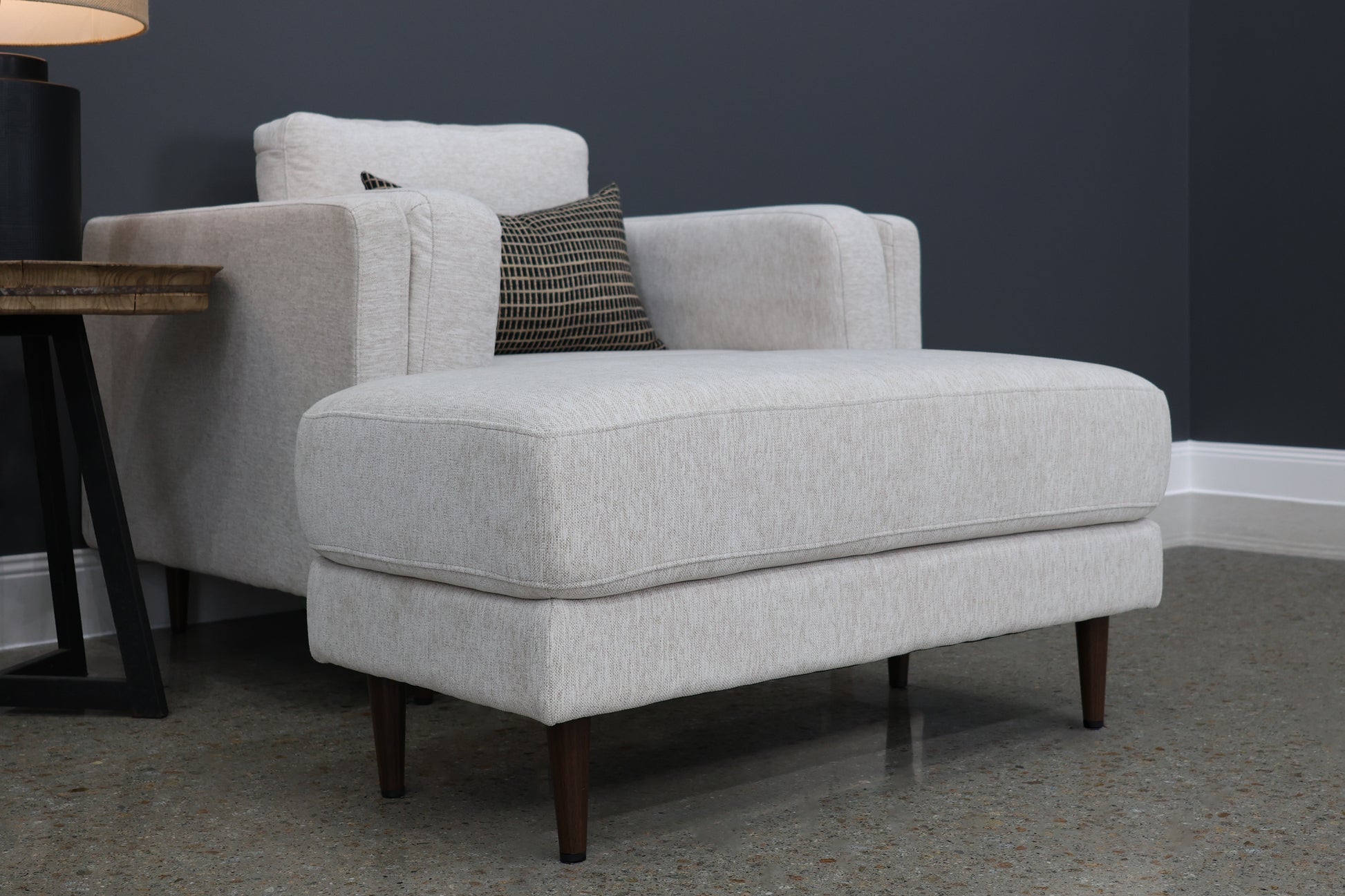 Canberra Ottoman - Natural