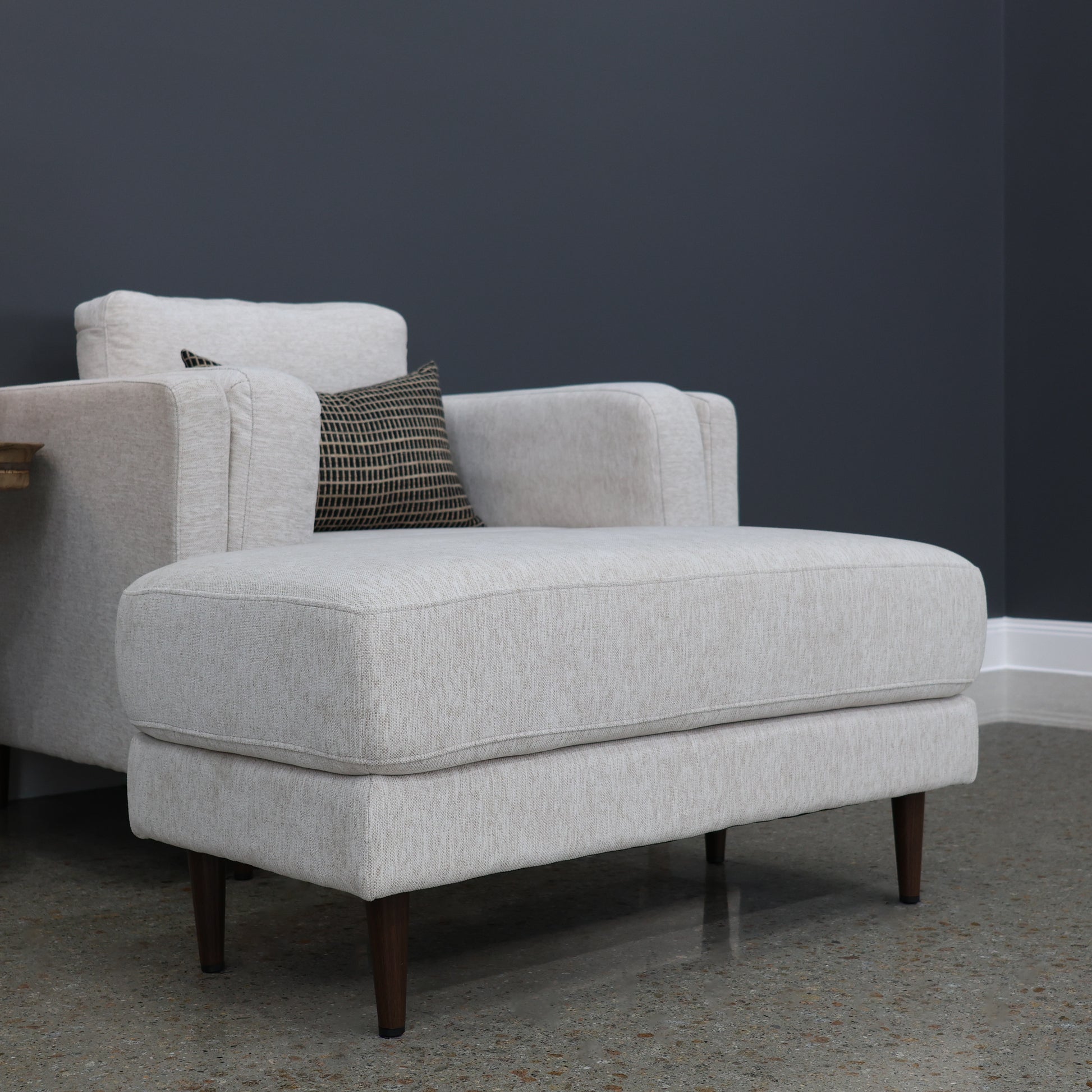 Canberra Ottoman - Natural