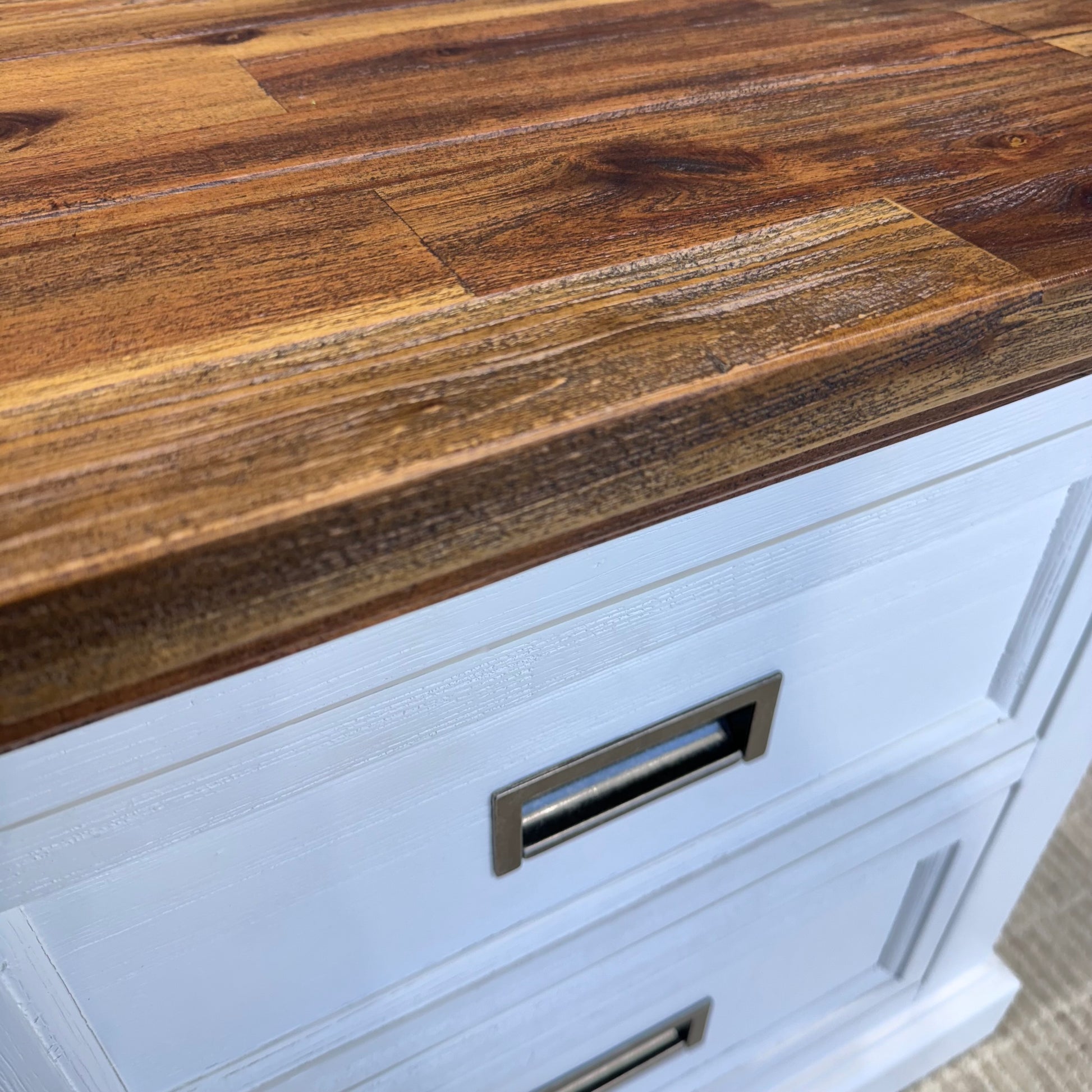 Provedore Two Tone Bedside w/ 2 Drawers