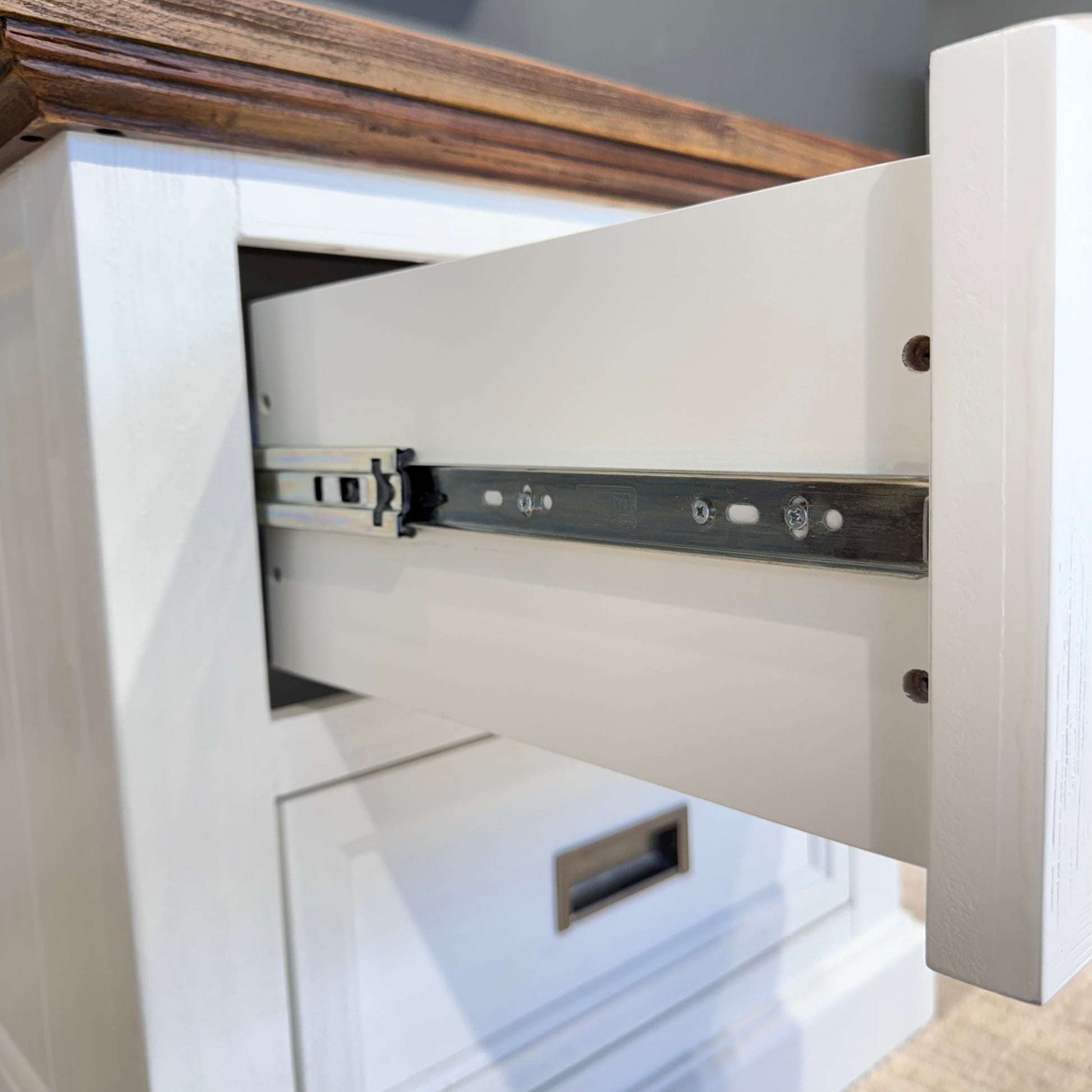 Provedore Two Tone Bedside w/ 2 Drawers