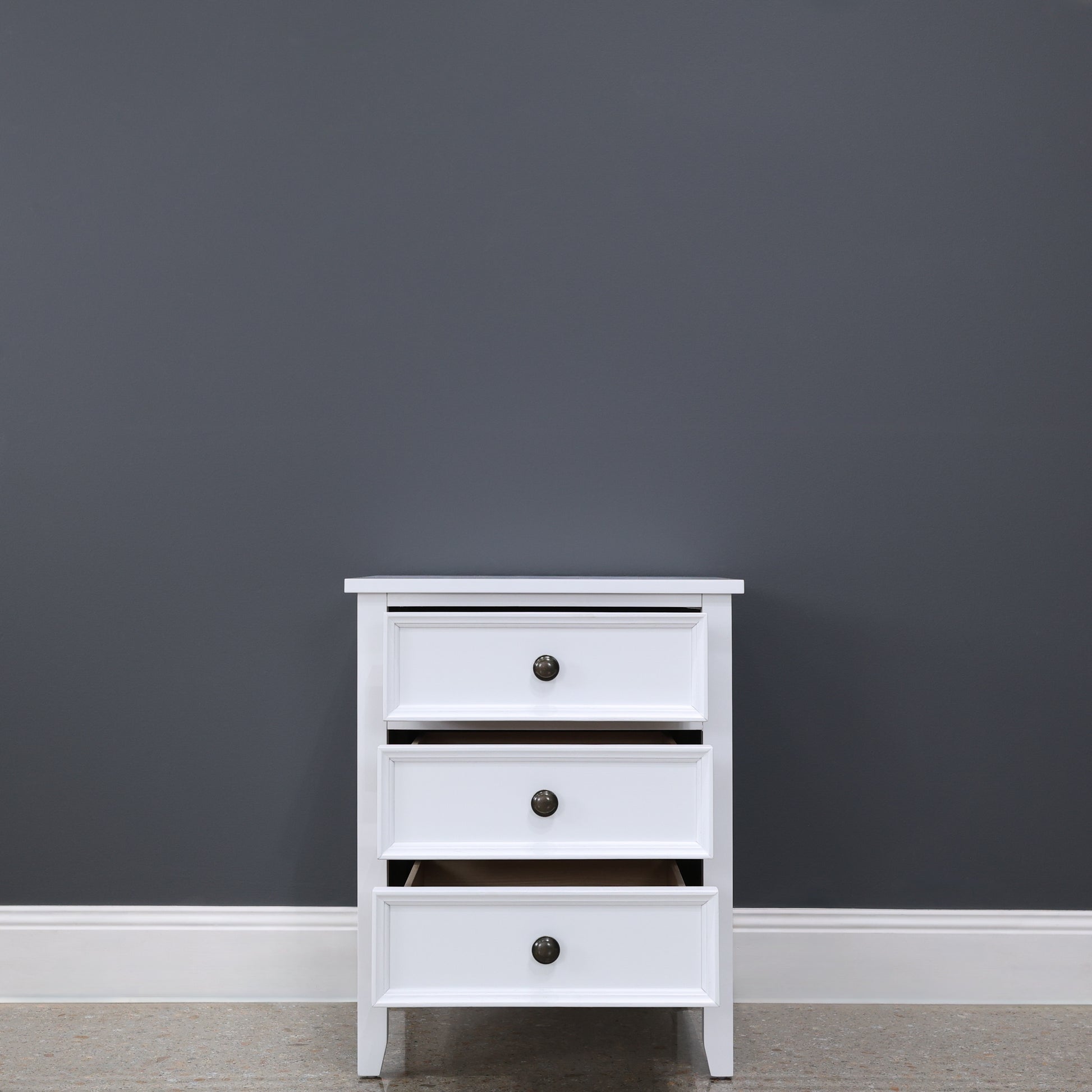Joseph Bedside Table w/ 3 Drawers
