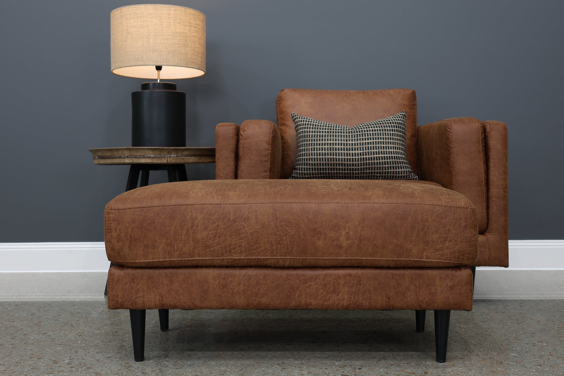 Canberra Ottoman - Highland Buff