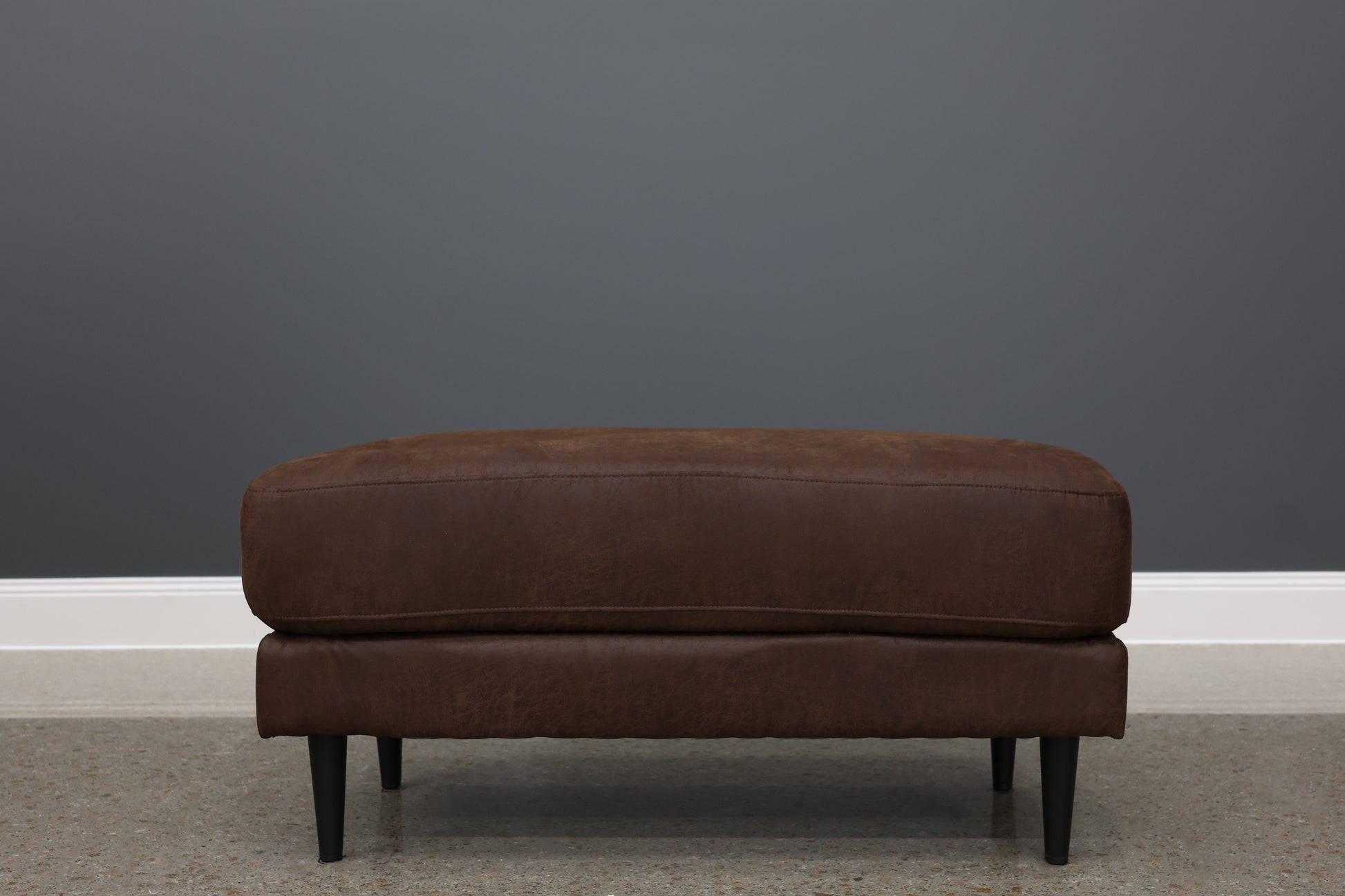Canberra Ottoman - Highland Chestnut