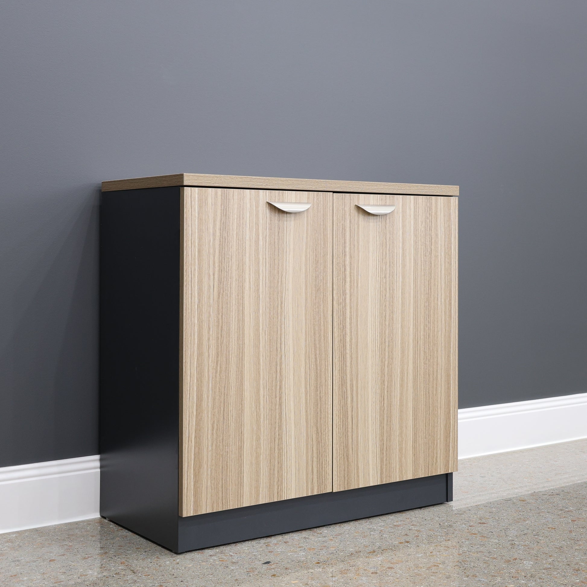 Performance 2 Door Buffet - Natural Oak/ Charcoal