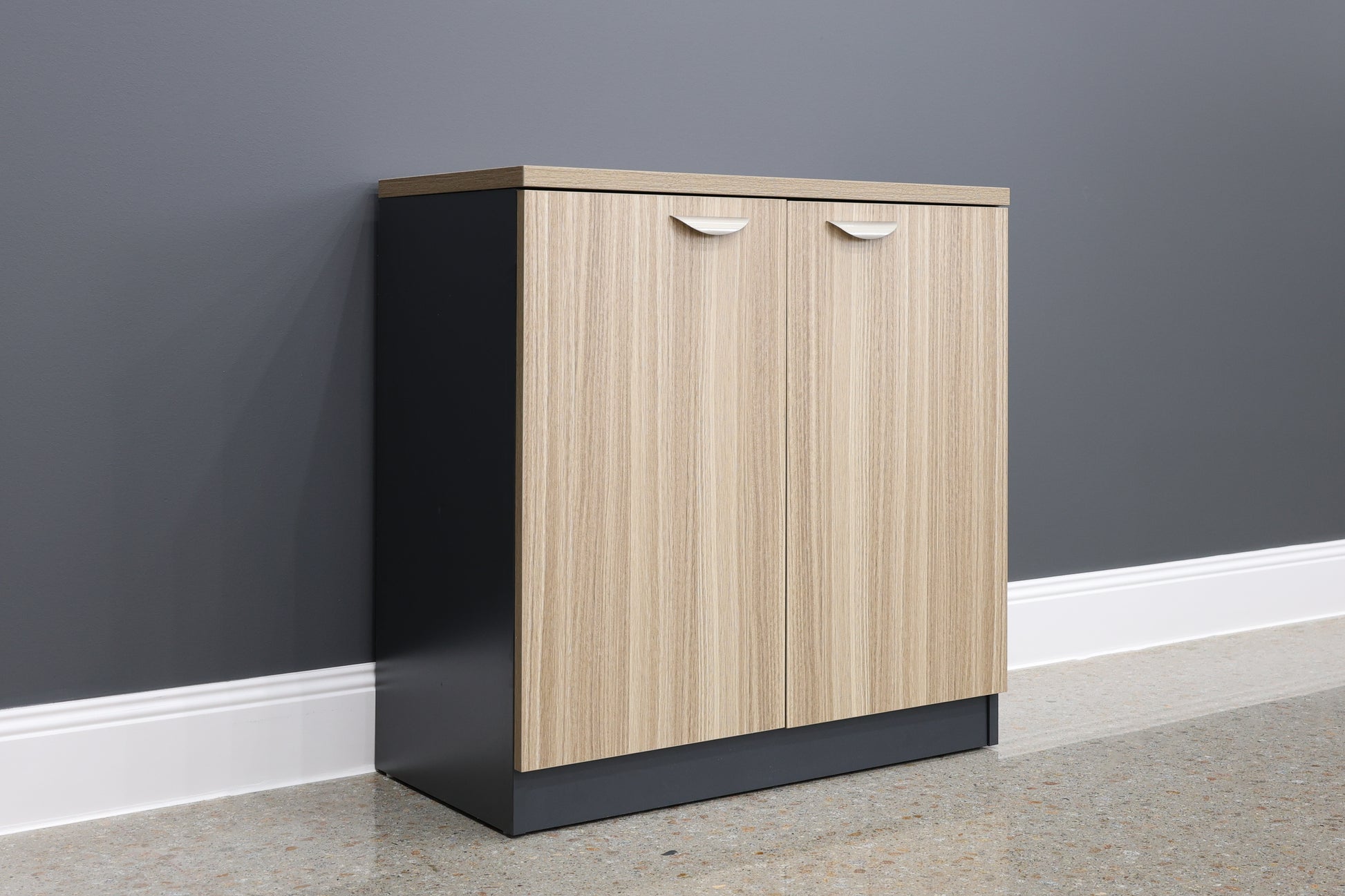 Performance 2 Door Buffet - Natural Oak/ Charcoal