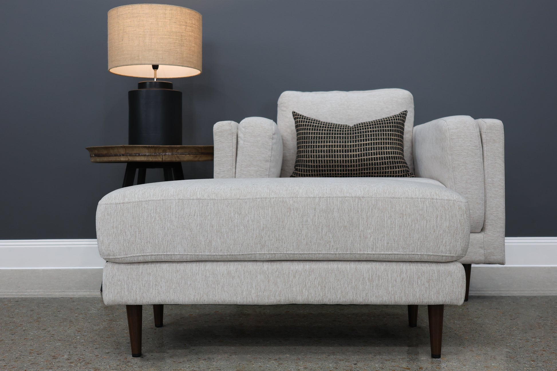 Canberra Ottoman - Natural