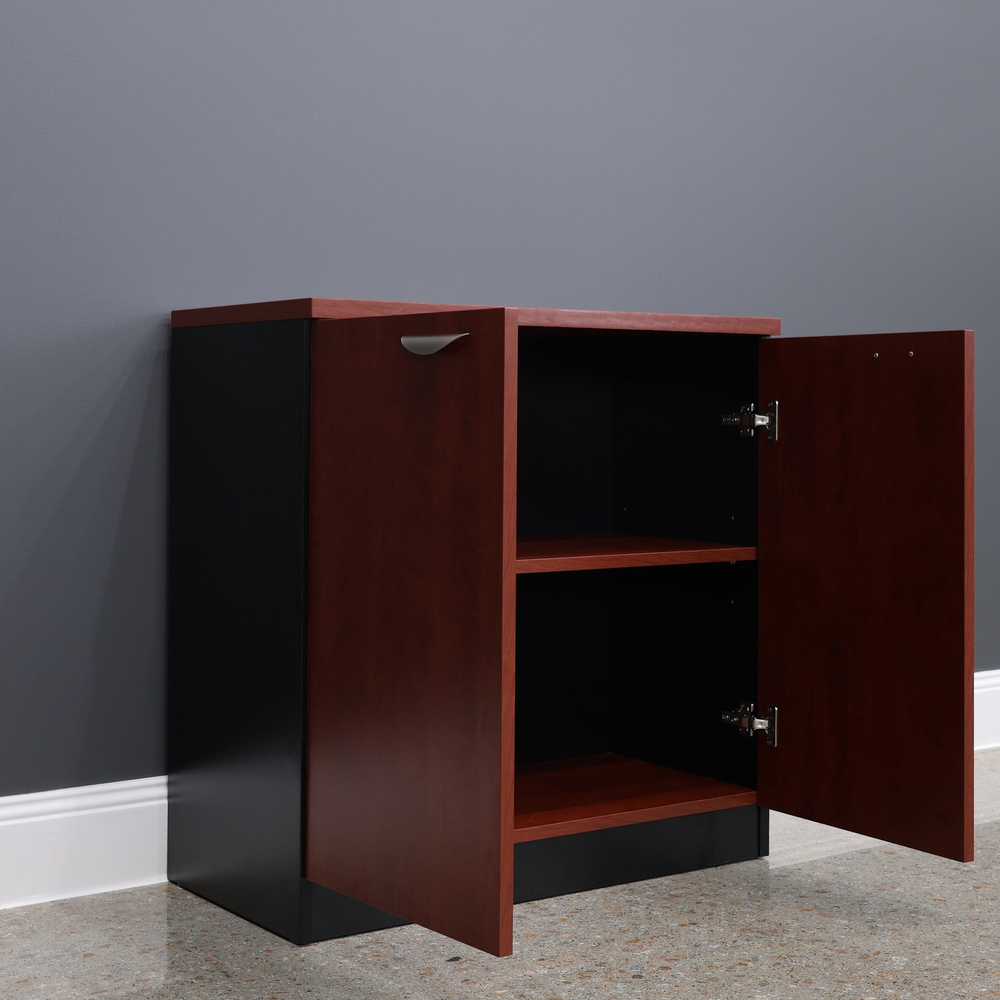 Performance 2 Door Buffet - Red Gum/ Black