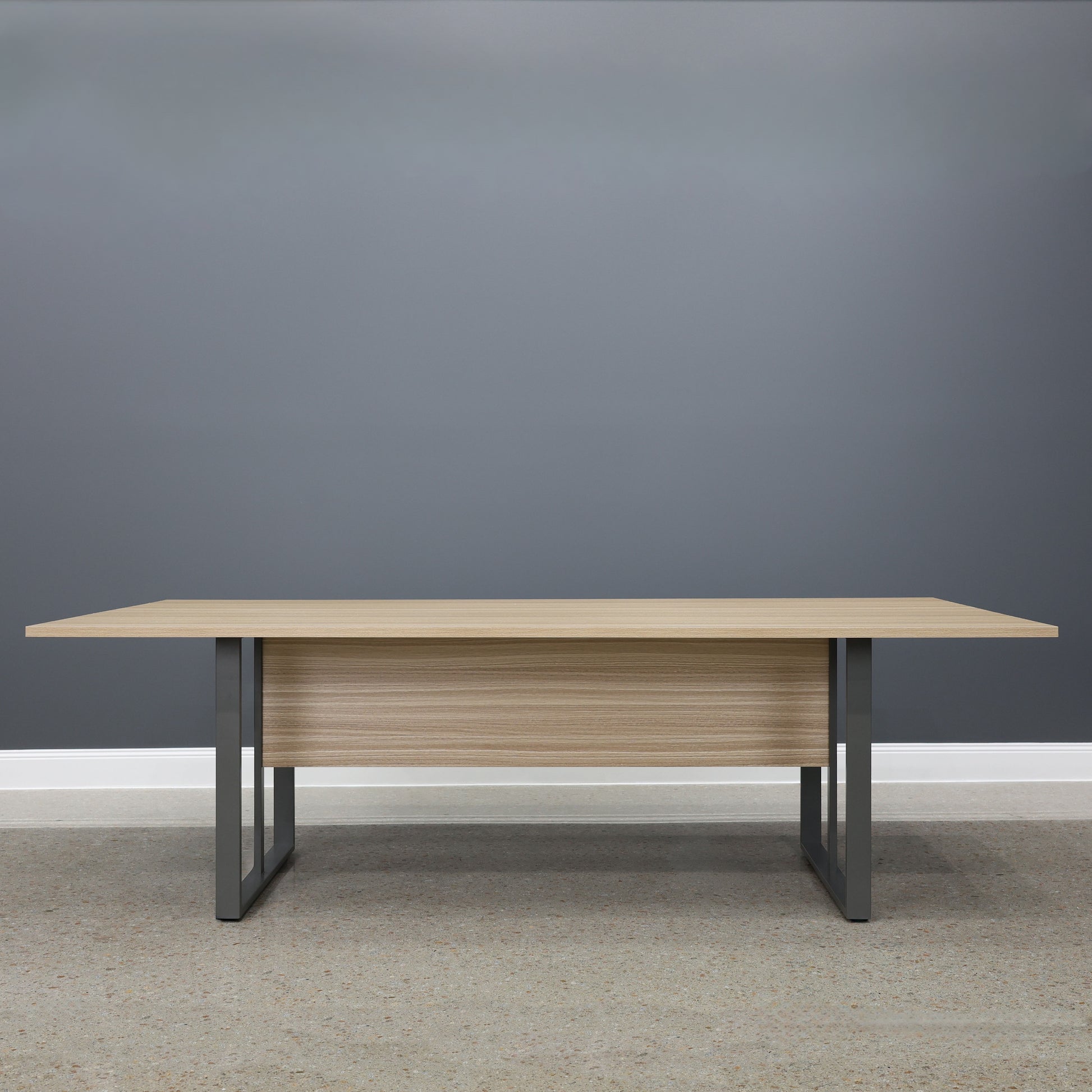 Performance 2400 Boardroom Table - Natural Oak/ Charcoal
