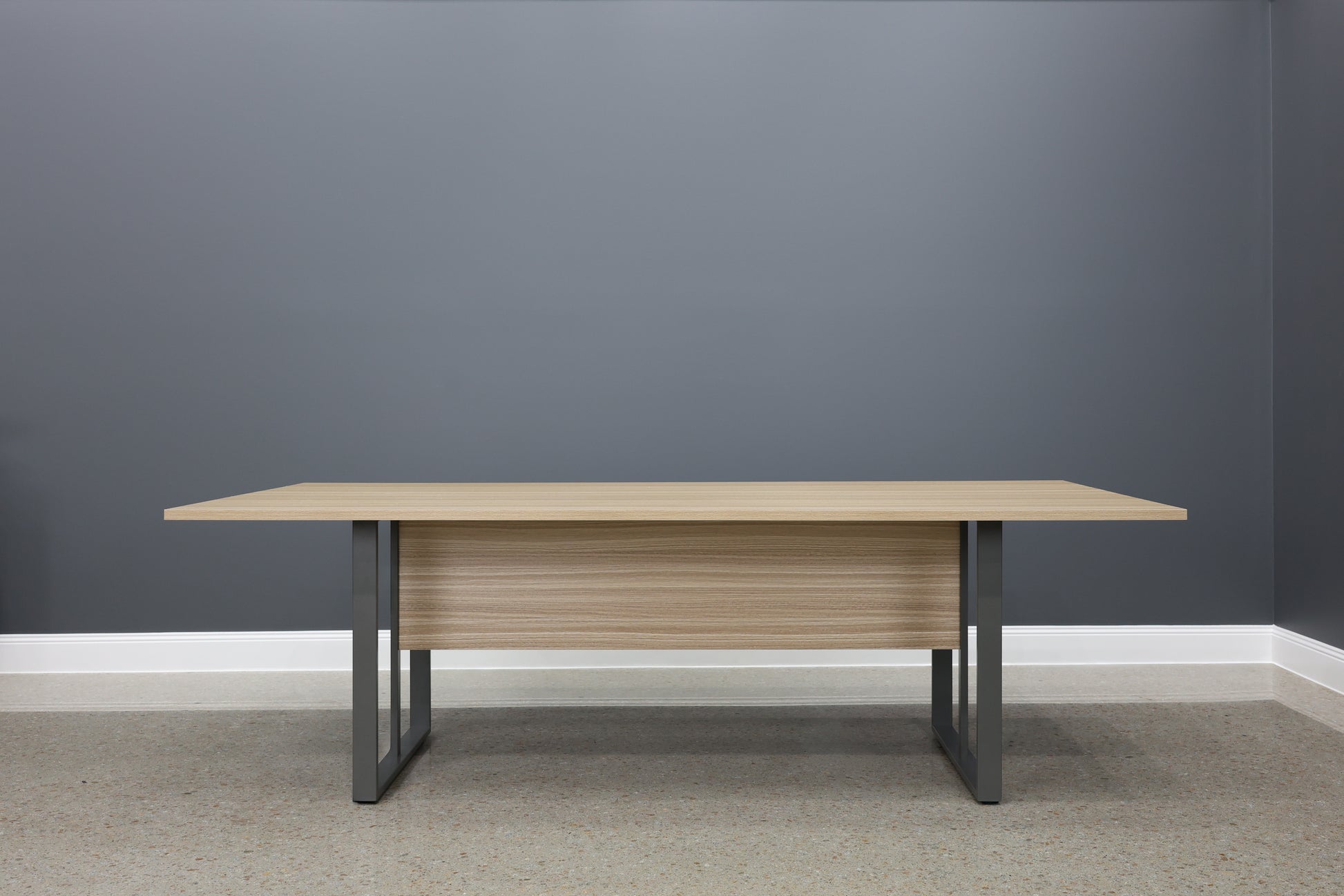 Performance 2400 Boardroom Table - Natural Oak/ Charcoal