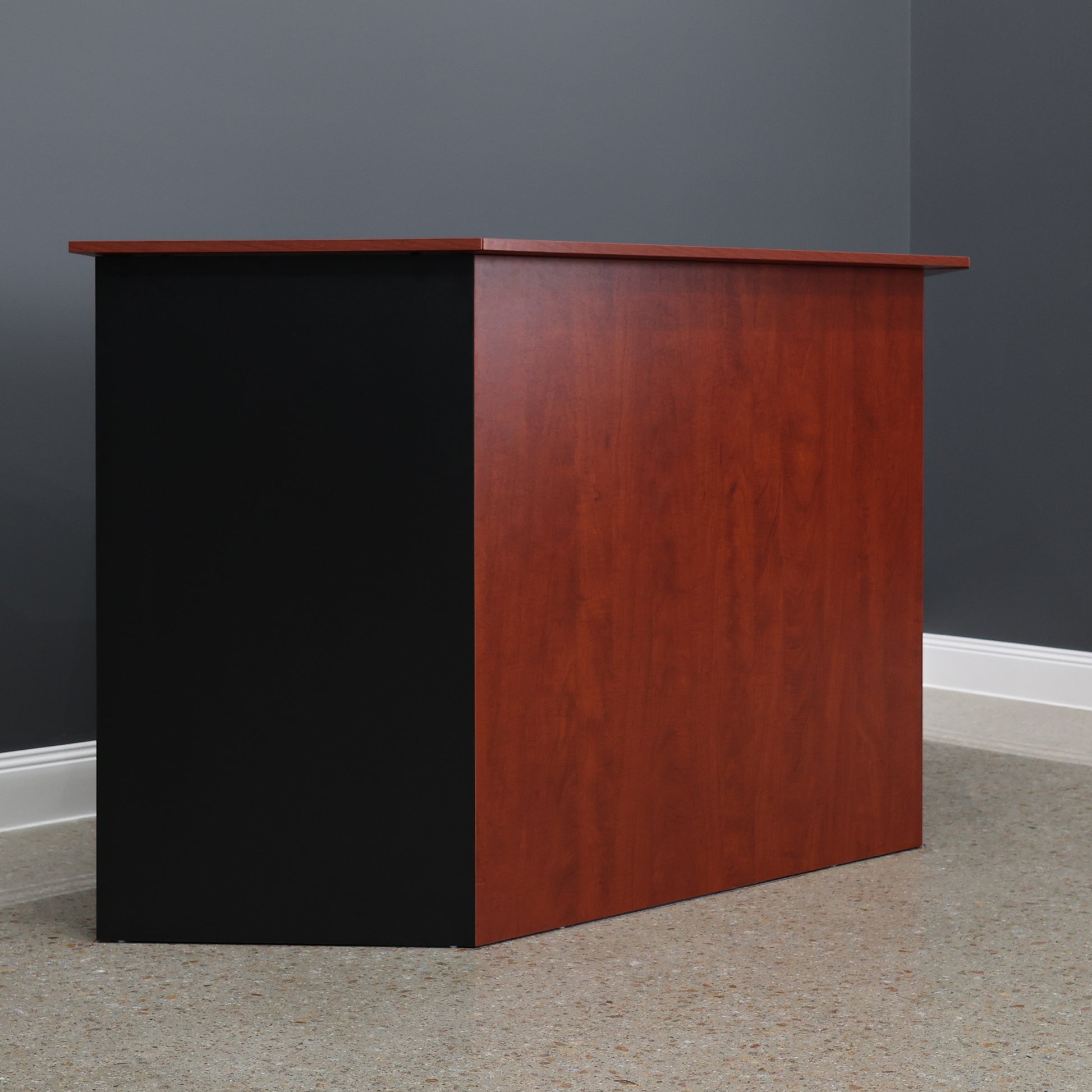 Performance Reception Counter - Red Gum/ Charcoal
