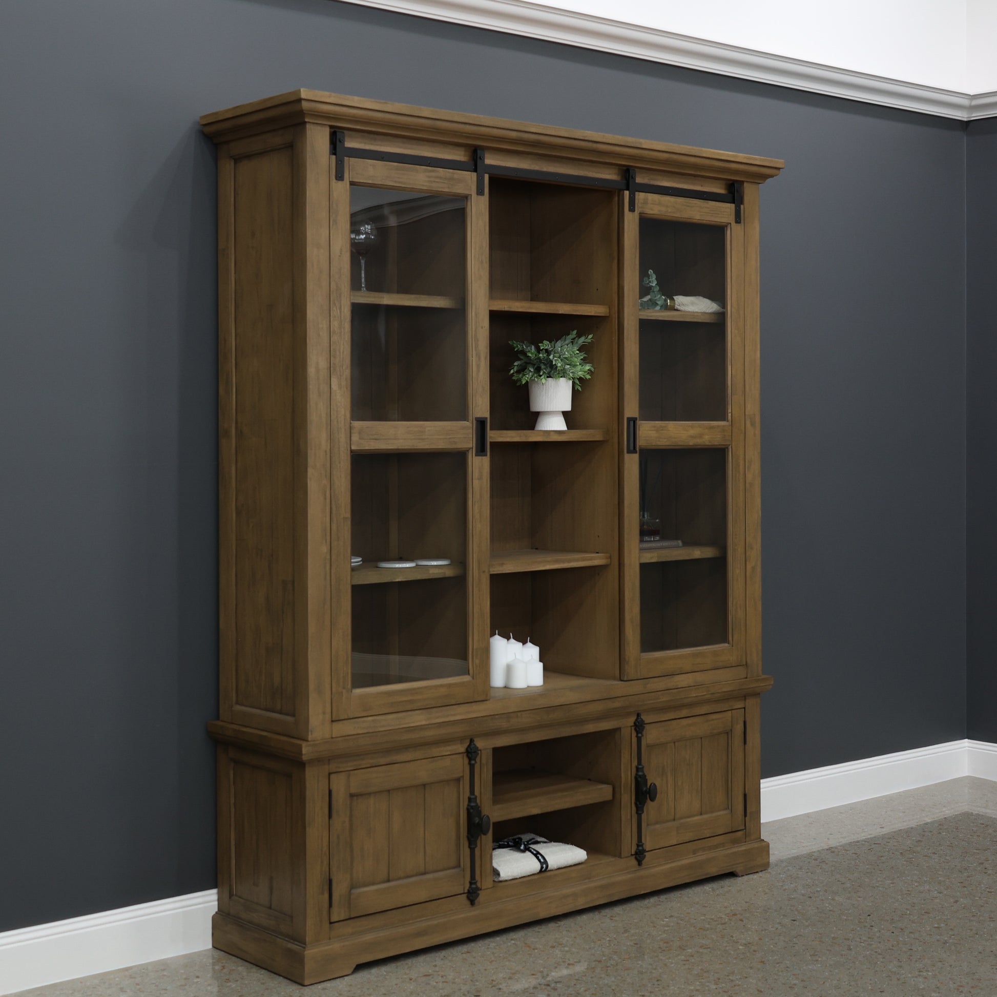 Macedon Hutch & Medium Tv Unit w/ Niche