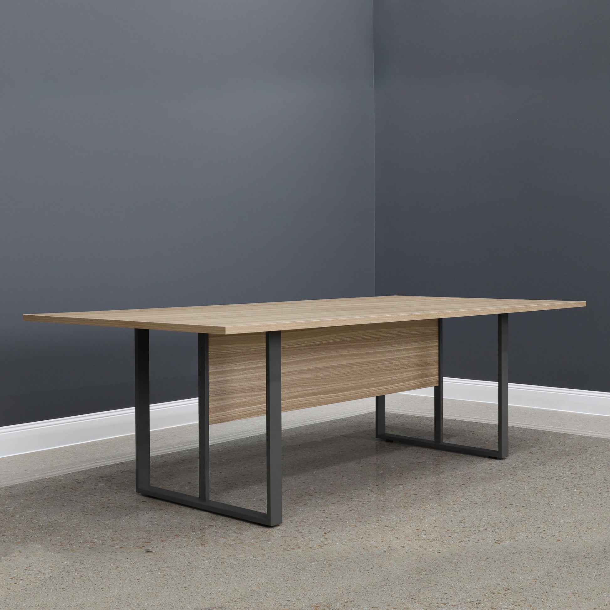 Performance 2400 Boardroom Table - Natural Oak/ Charcoal