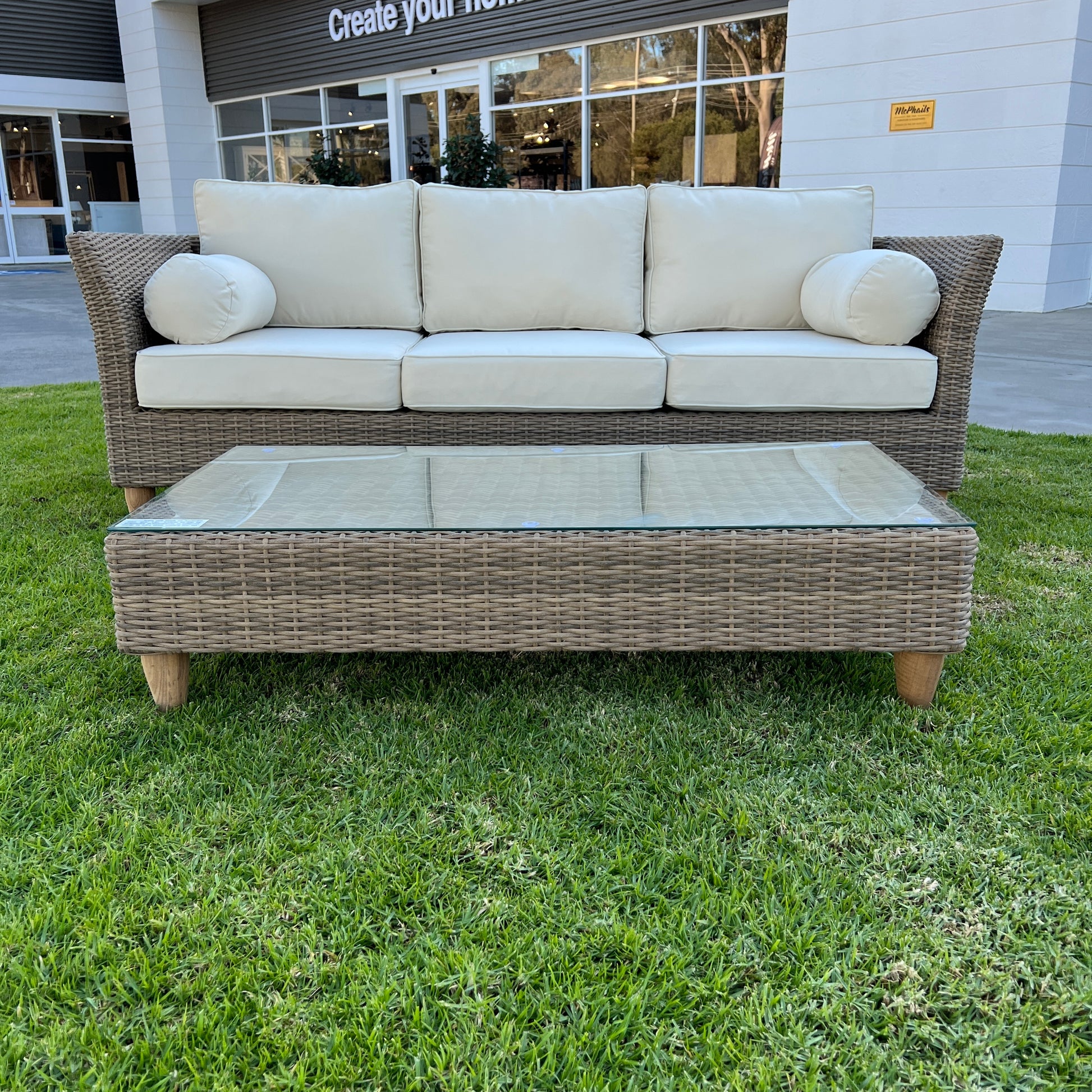 Portsea Coffee Table - Brushed Wheat