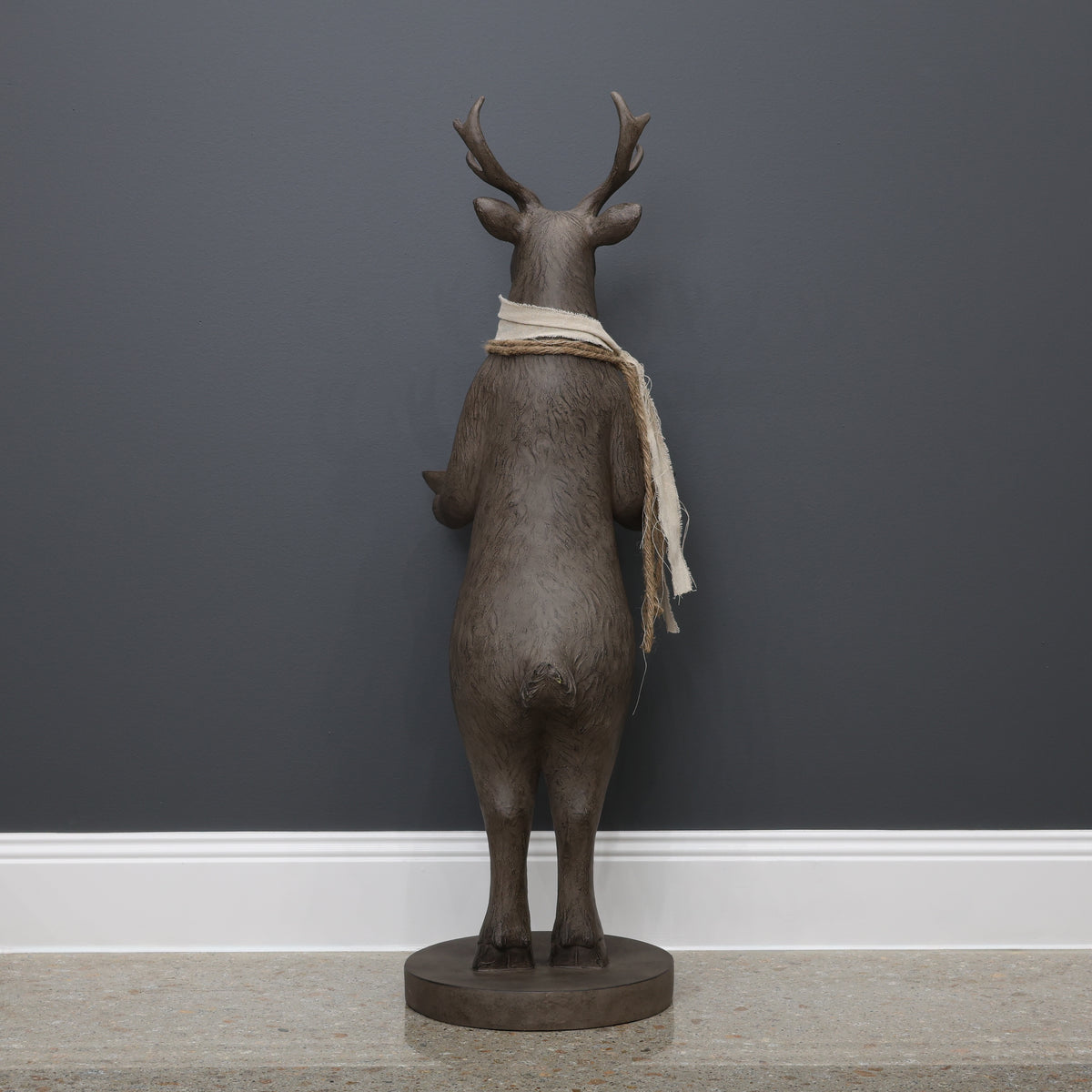 Wayne Deer with Tray and Scarf