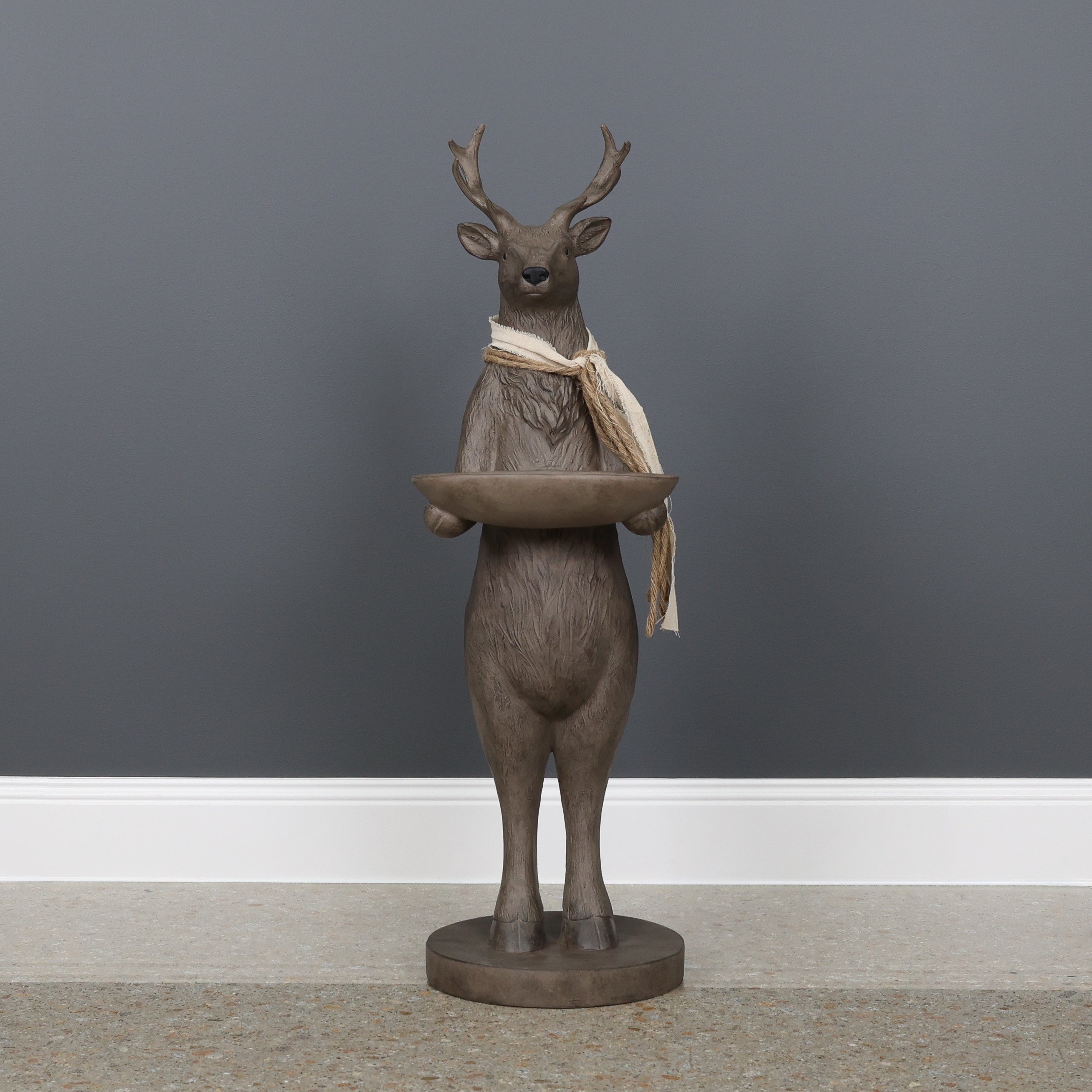 Wayne Deer w/ Tray & Scarf