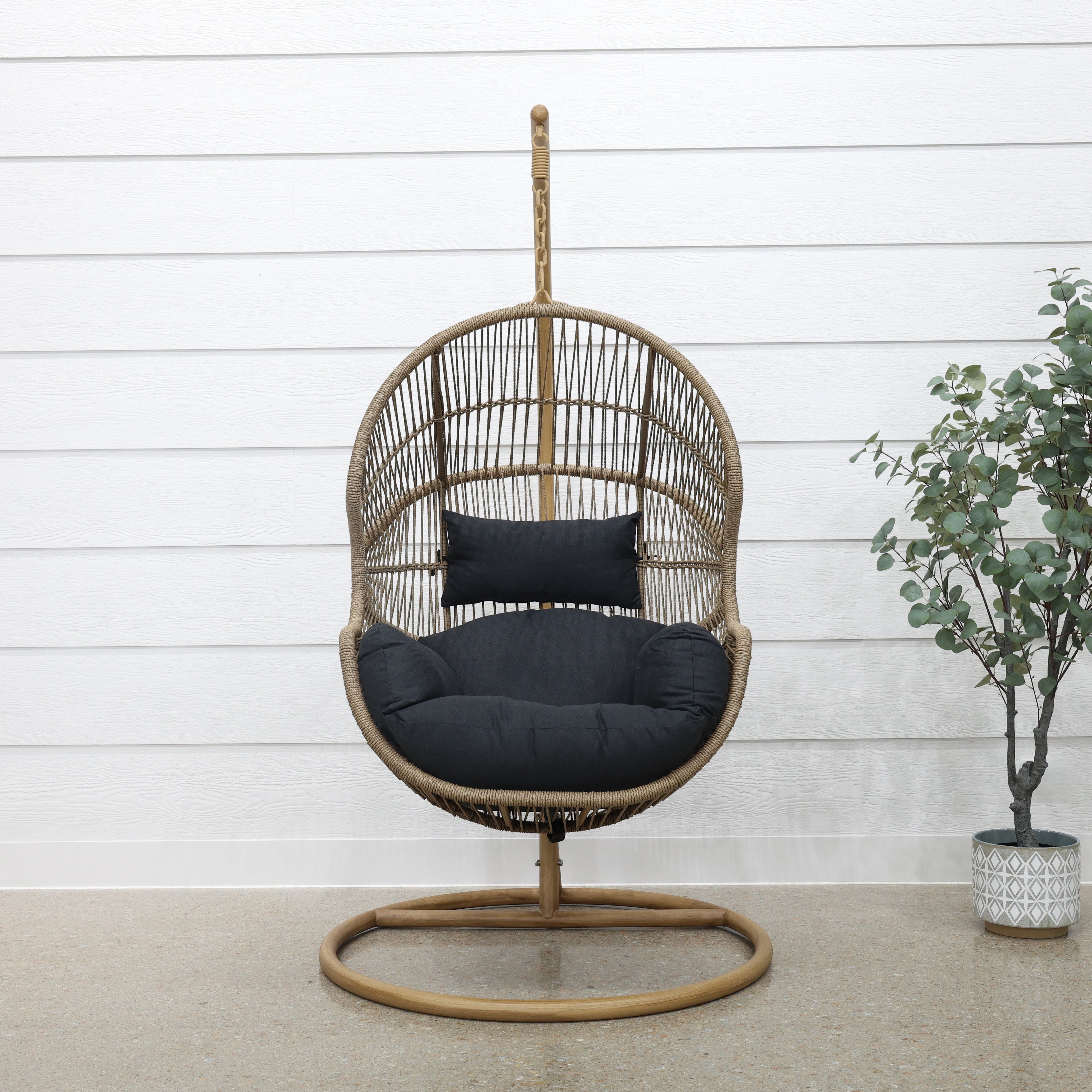 Atlantic Hanging Egg Chair - Wheat