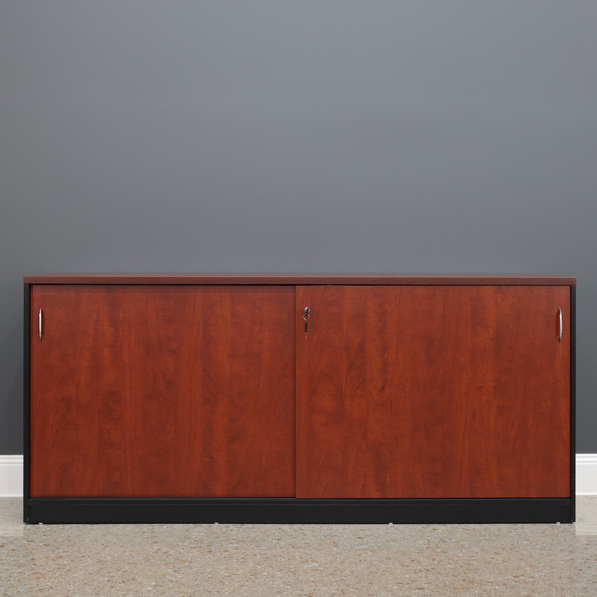 Performance 1800 Sliding Door Buffet - Red Gum/ Black
