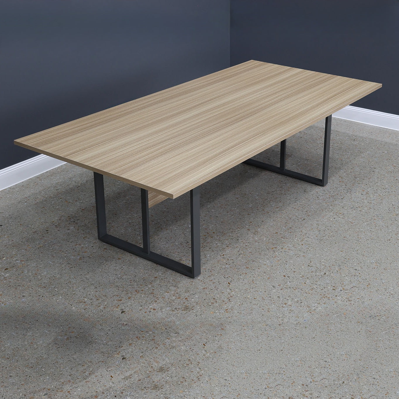 Performance 2400 Boardroom Table - Natural Oak/ Charcoal