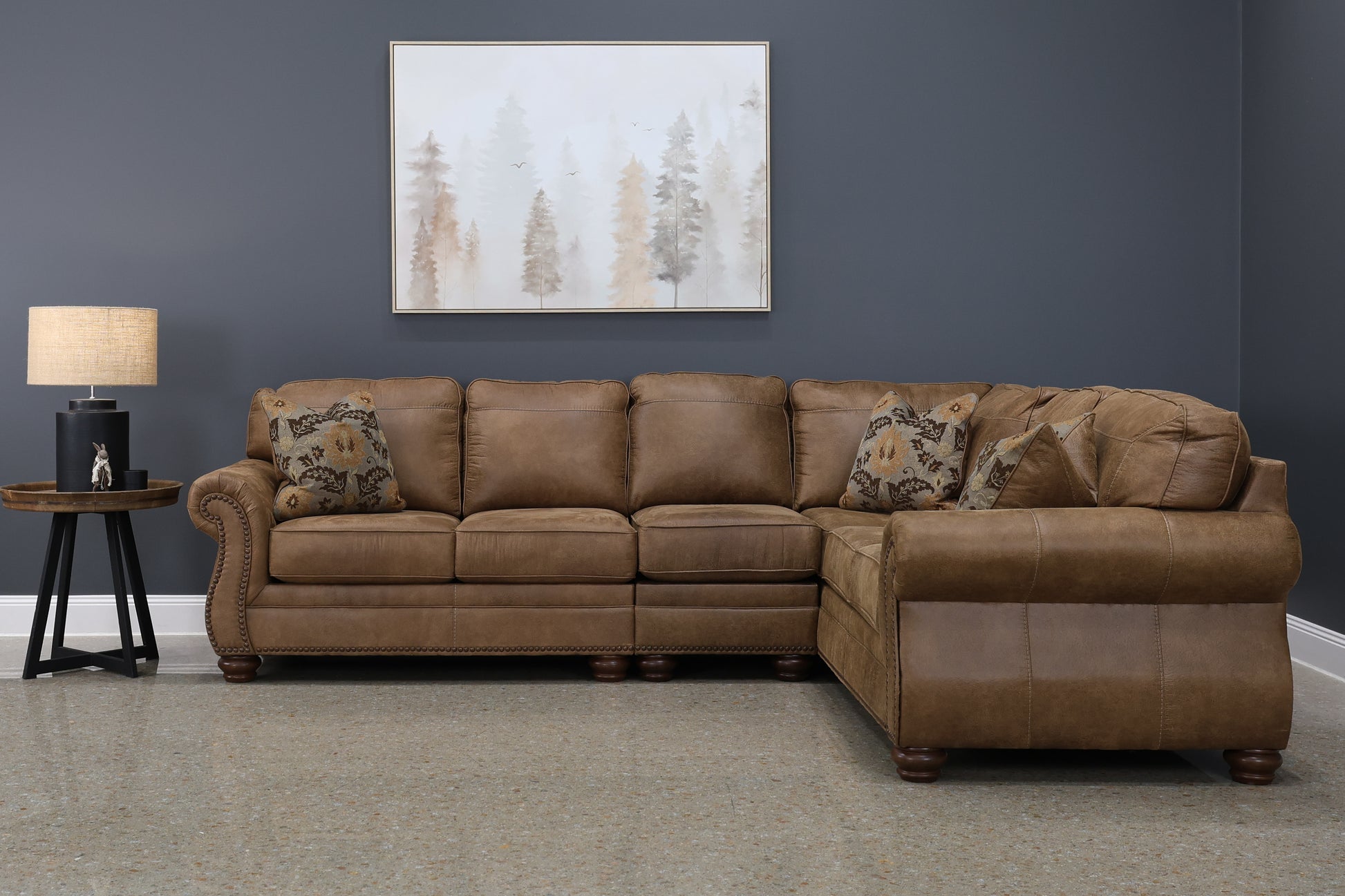Laura 3 Piece Sectional (LAF Loveseat, Armless Chair & RAF Sofa)