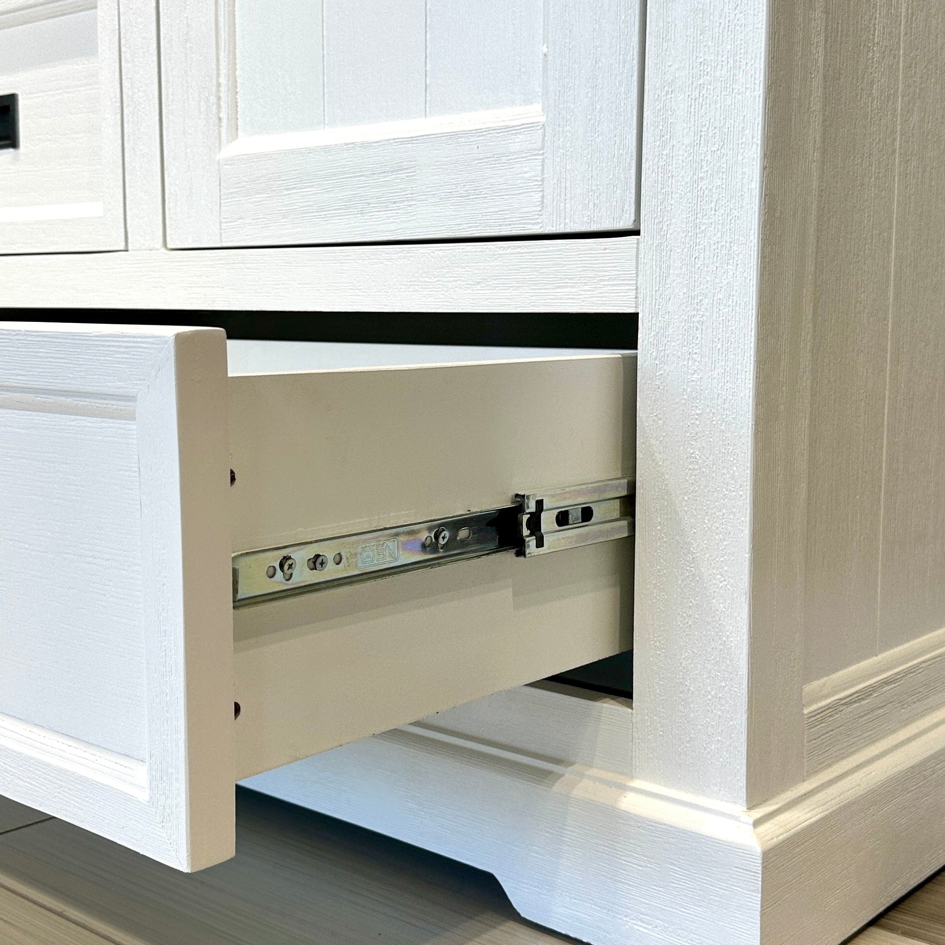 Provedore Two Tone Tallboy w/ 1 Door, 4 Drawers