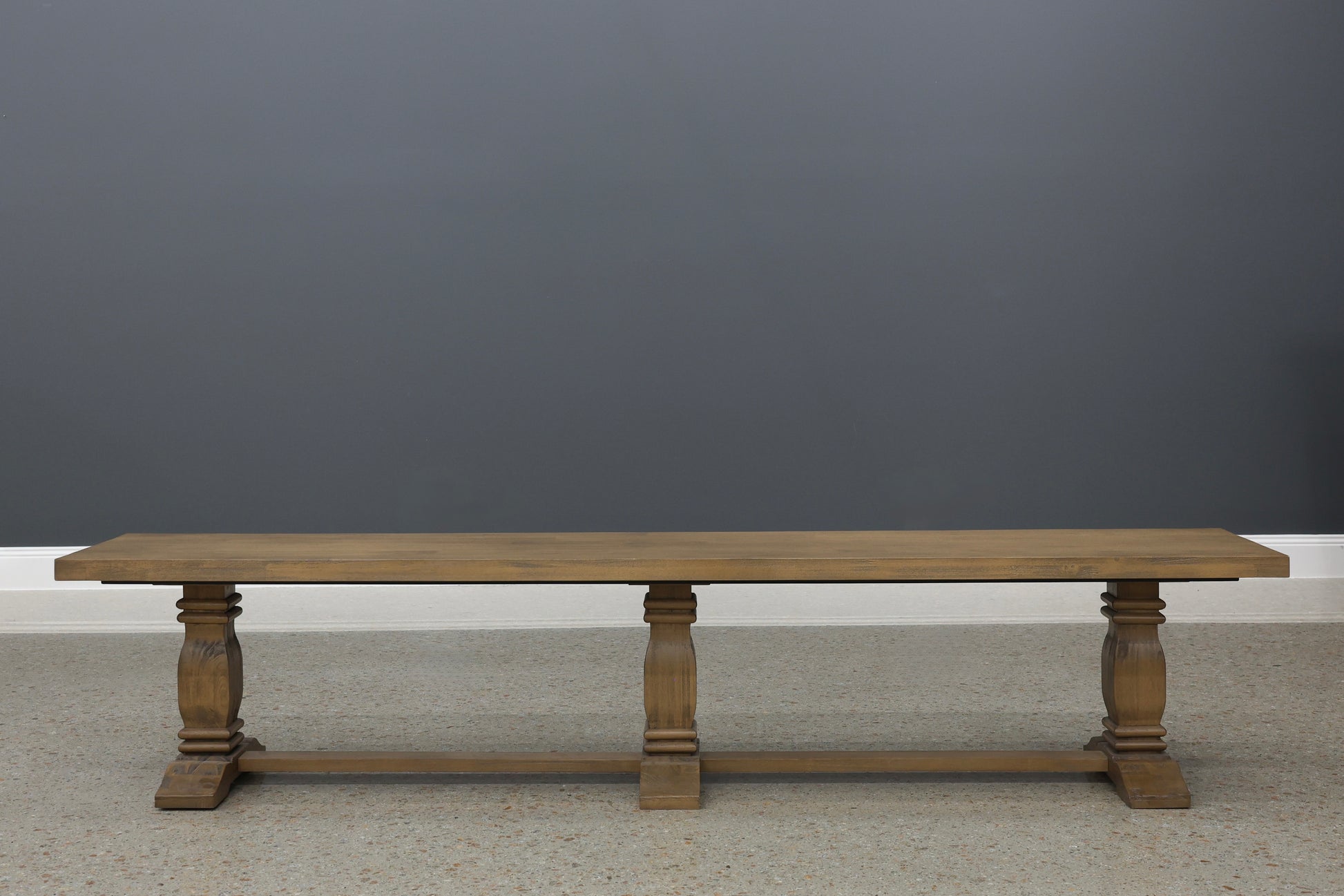 Macedon Pedestal Leg Bench Seat