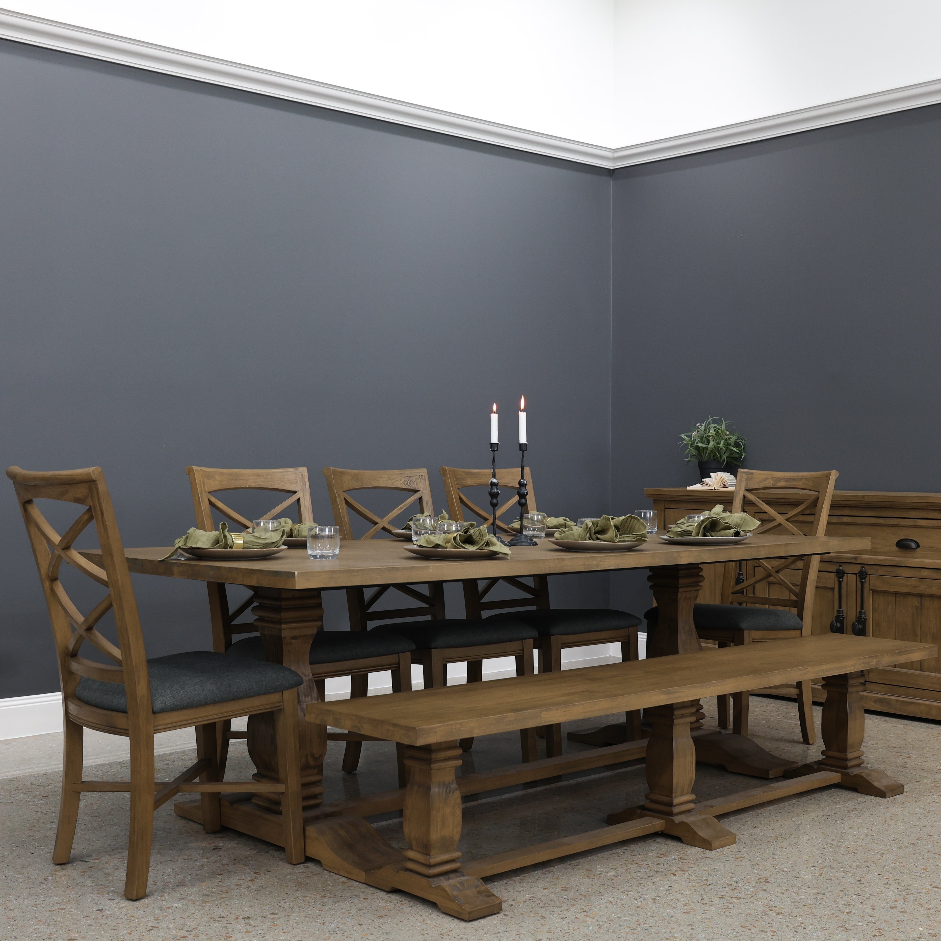 Macedon Dining Table Pedestal Leg