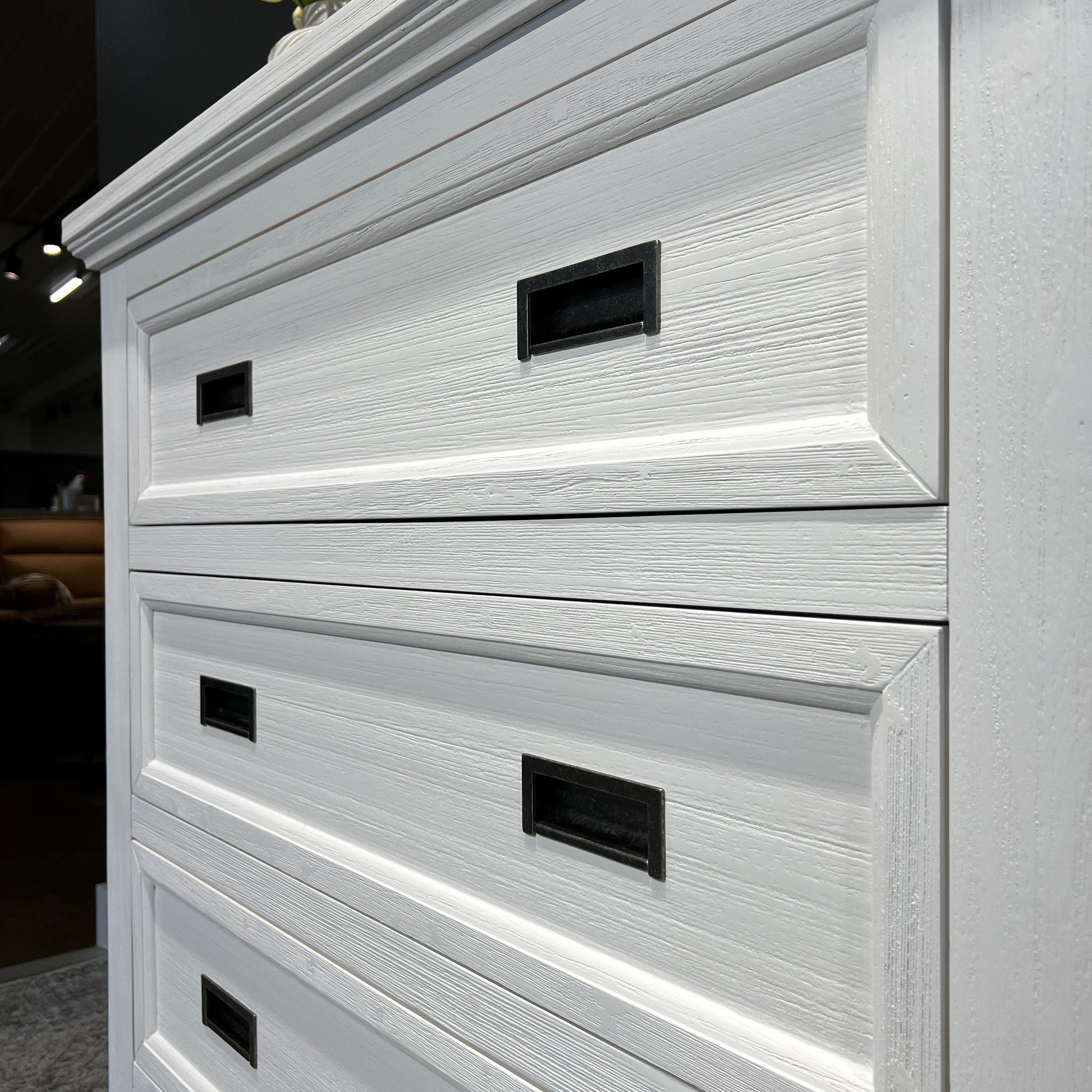 Provedore All White Tallboy 4 Drawers