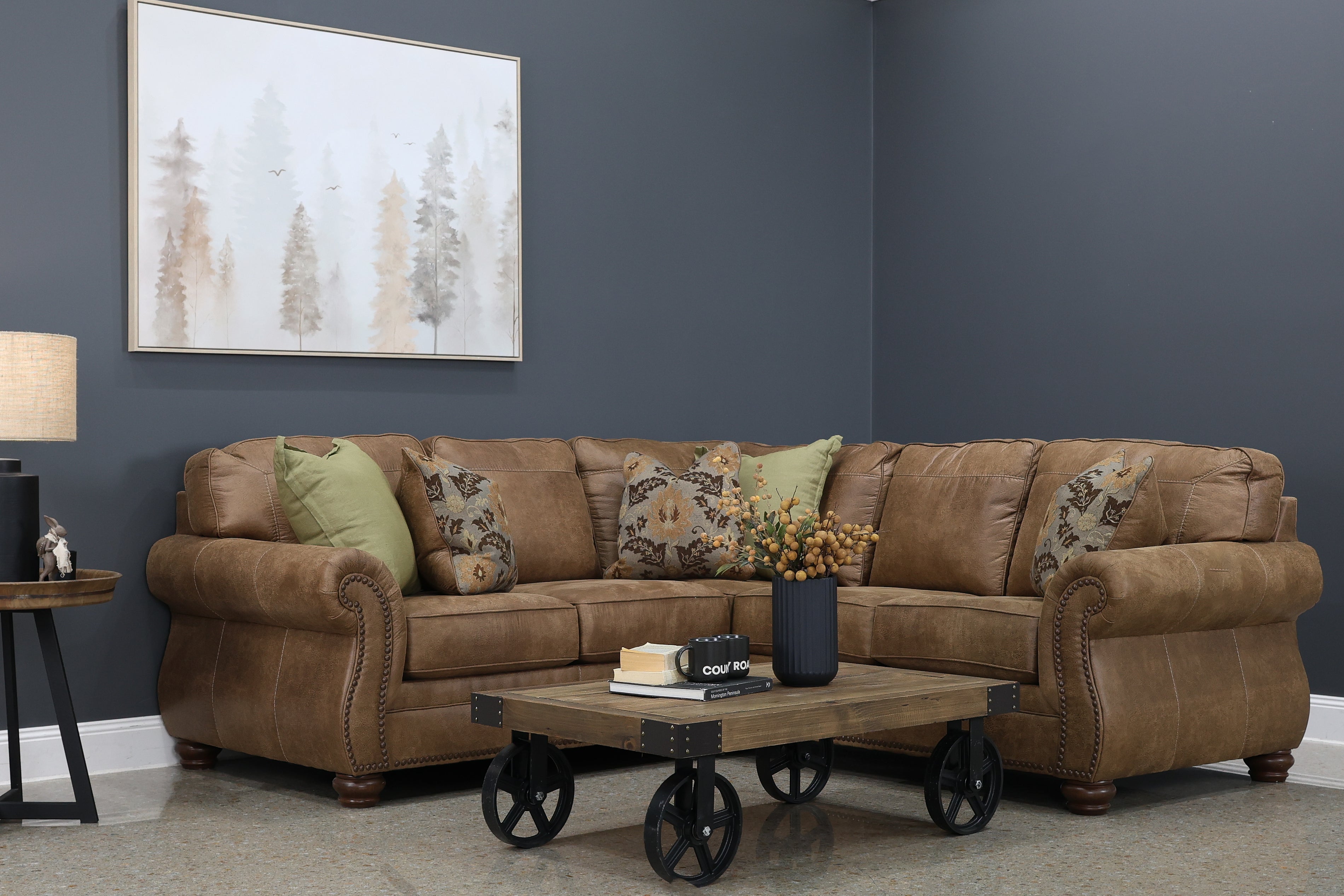 Laura 2 Piece Sectional (RAF Loveseat & LAF Sofa)
