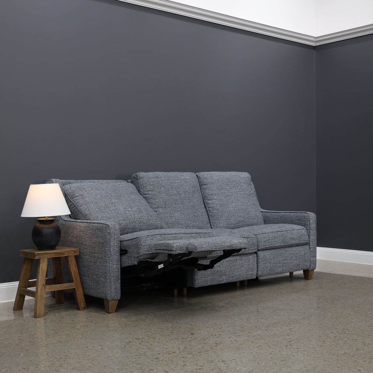 Adelaide Electric Sofa- Soft Charcoal