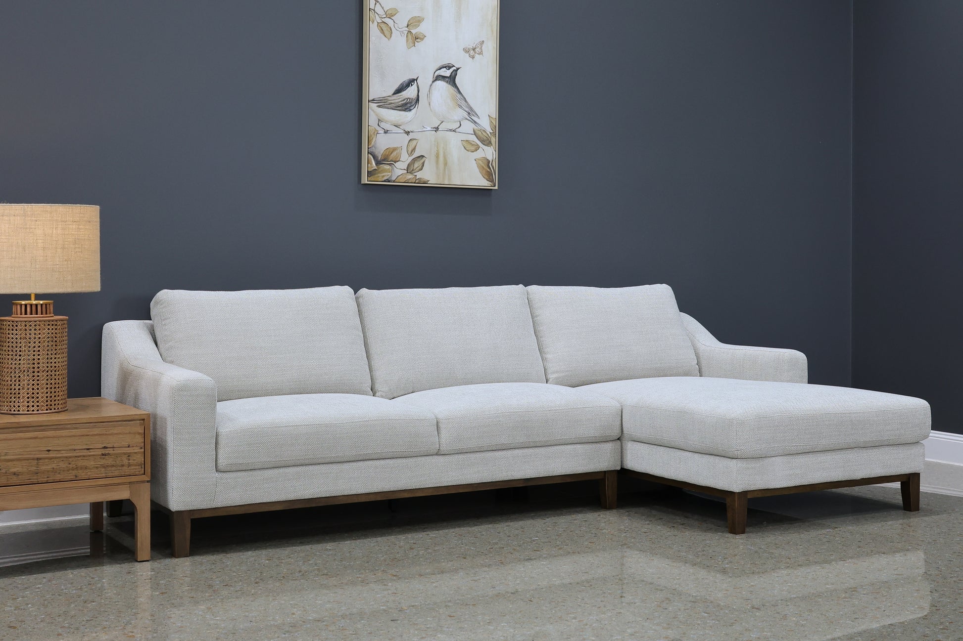 Rosebud Sofa Chaise - Natural