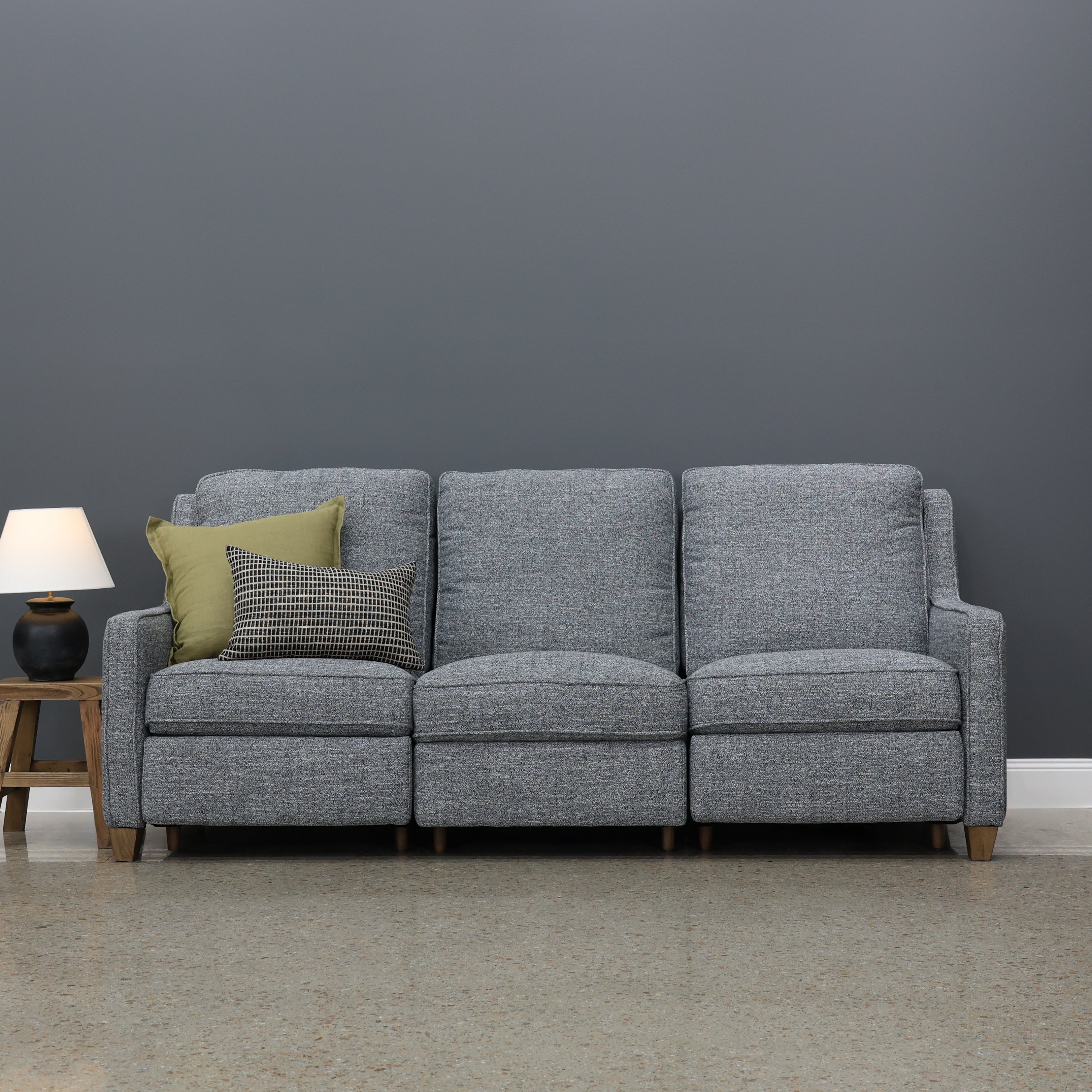 Adelaide Electric Sofa- Soft Charcoal