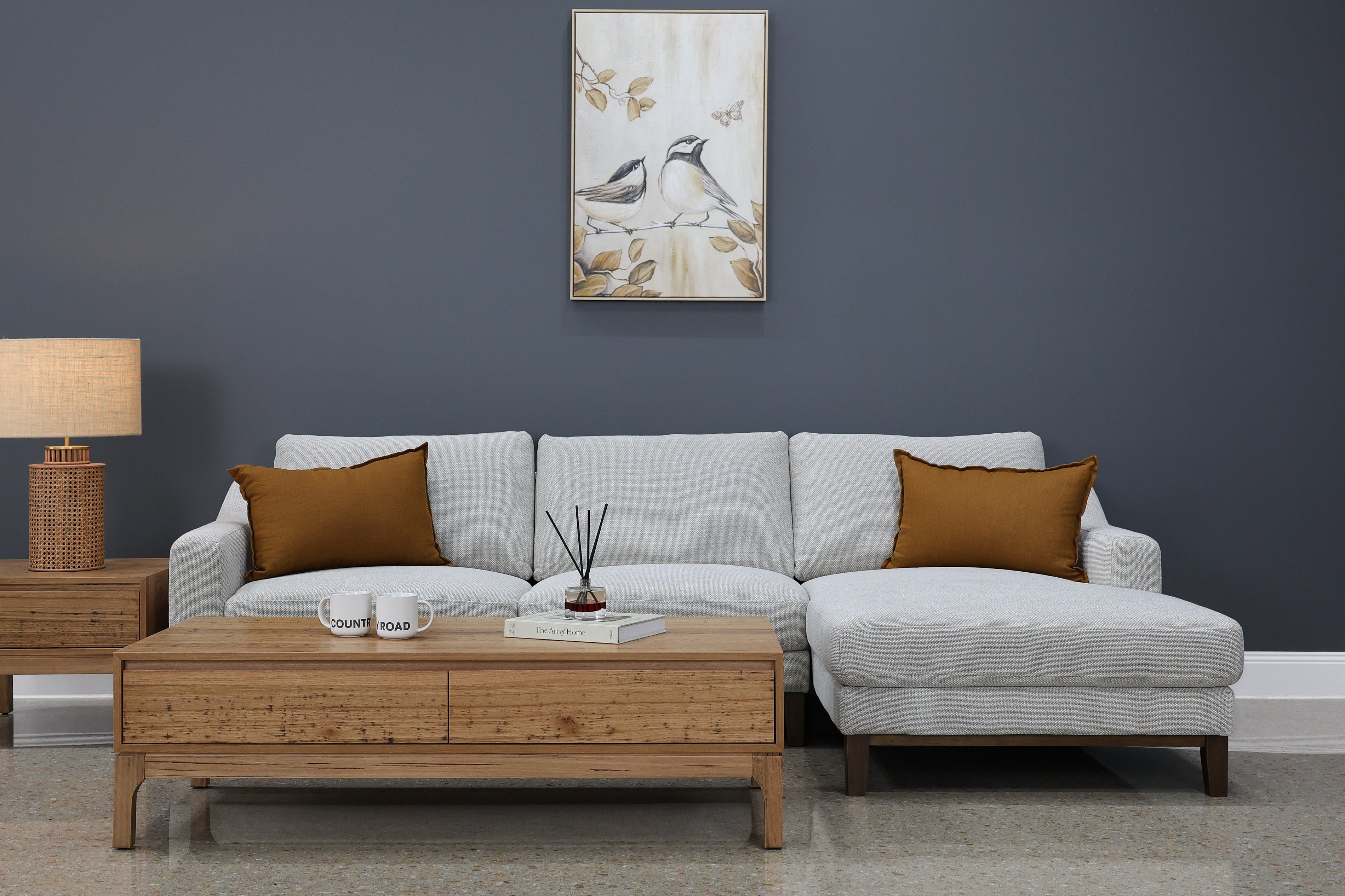 Rosebud Sofa Chaise - Natural