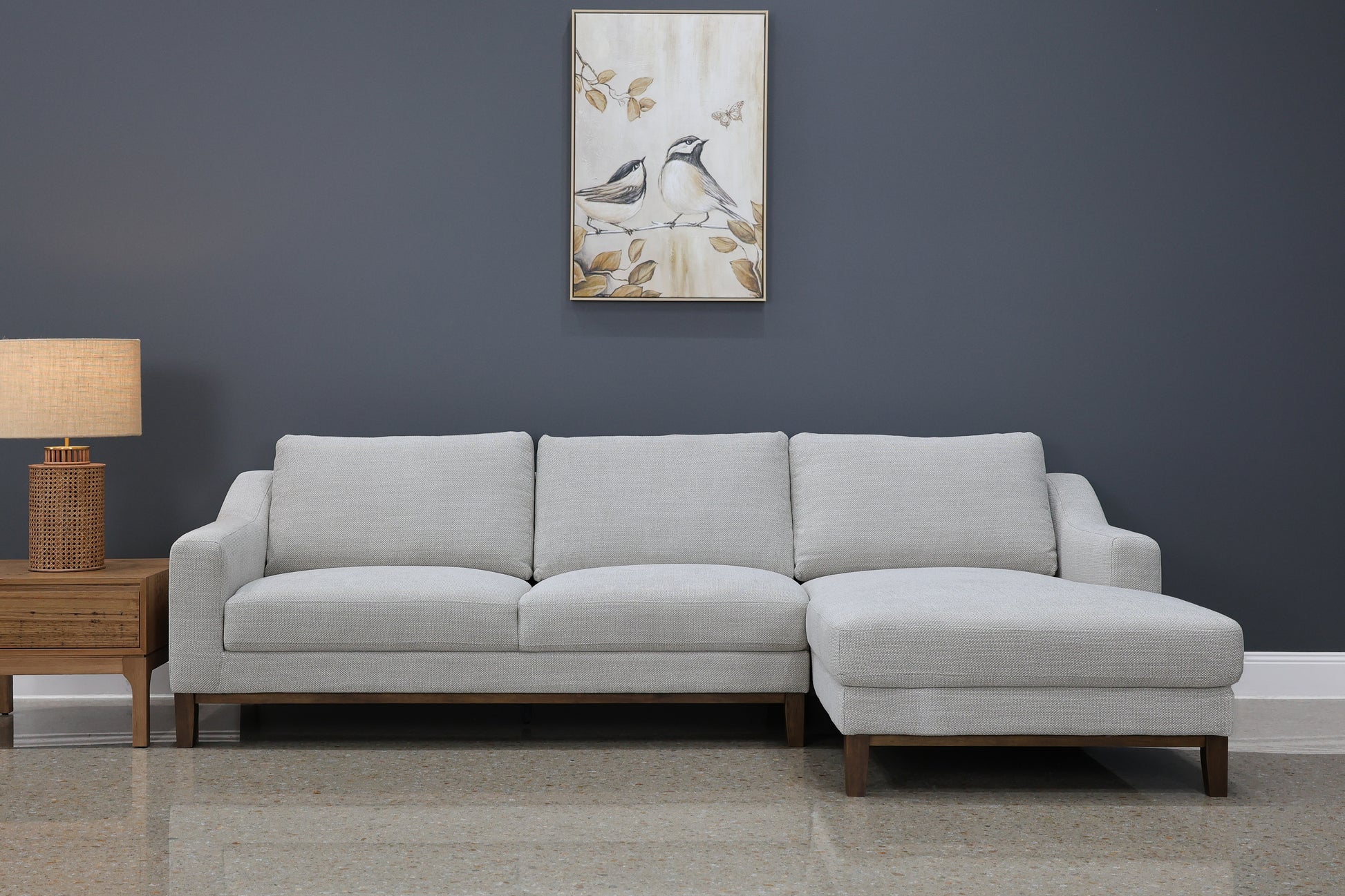 Rosebud Sofa Chaise - Natural