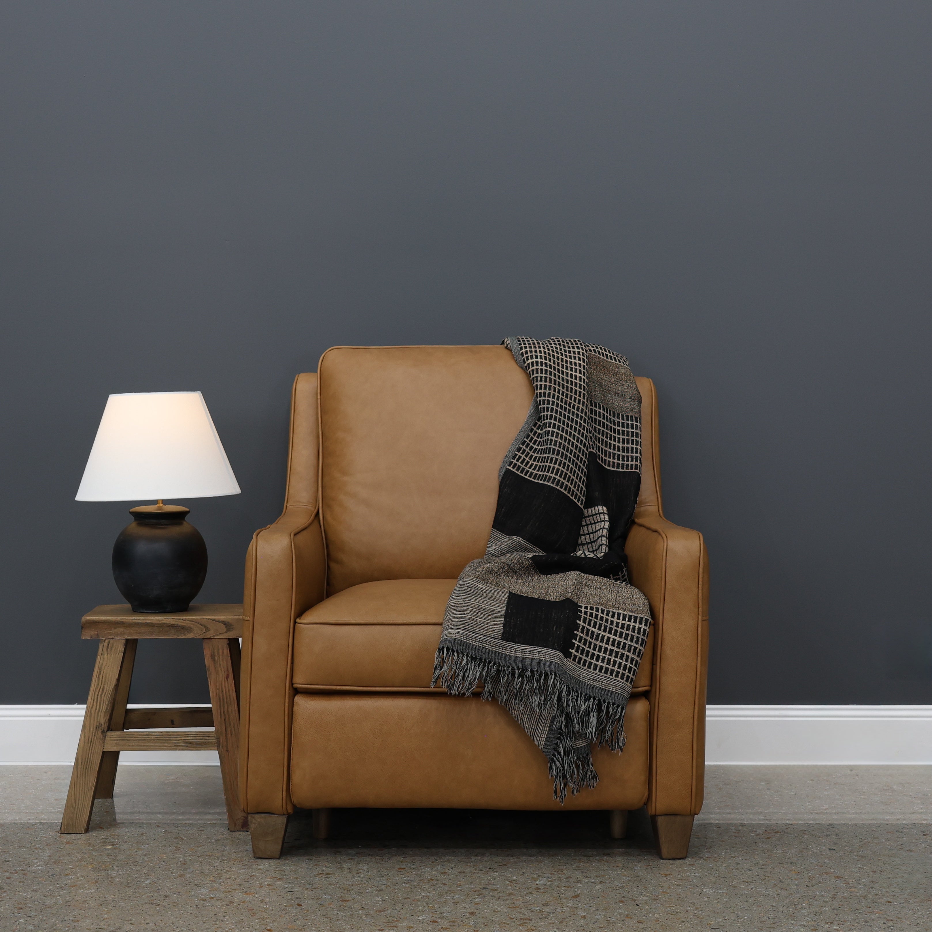 Adelaide Electric Recliner - Tan Leather