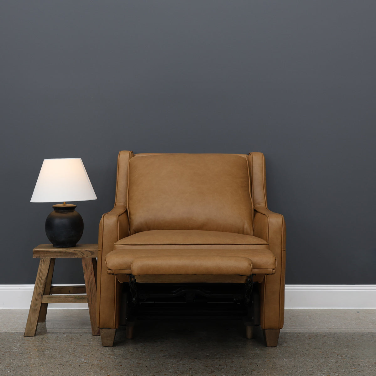 Adelaide Electric Recliner - Tan Leather