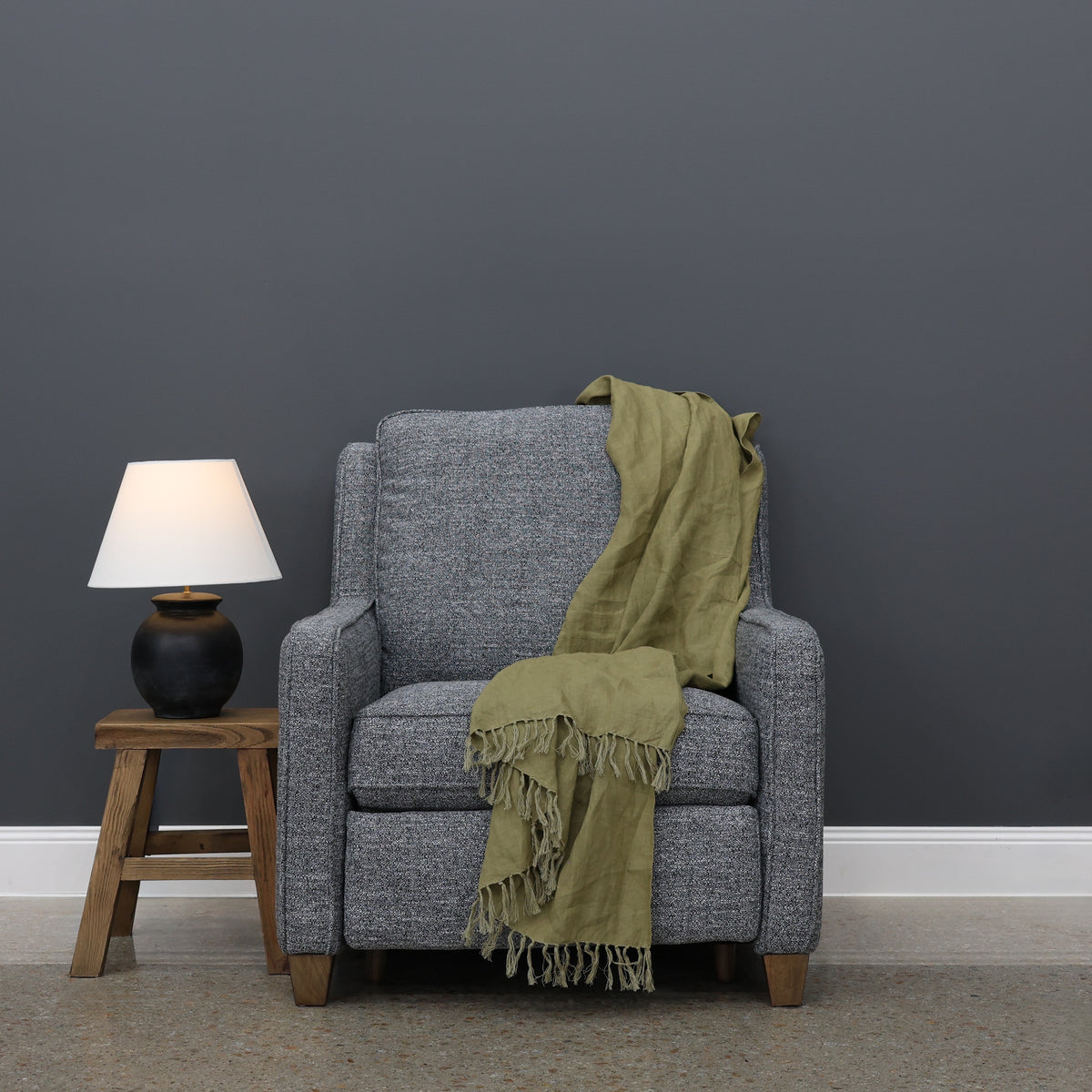 Adelaide Electric Recliner - Soft Charcoal