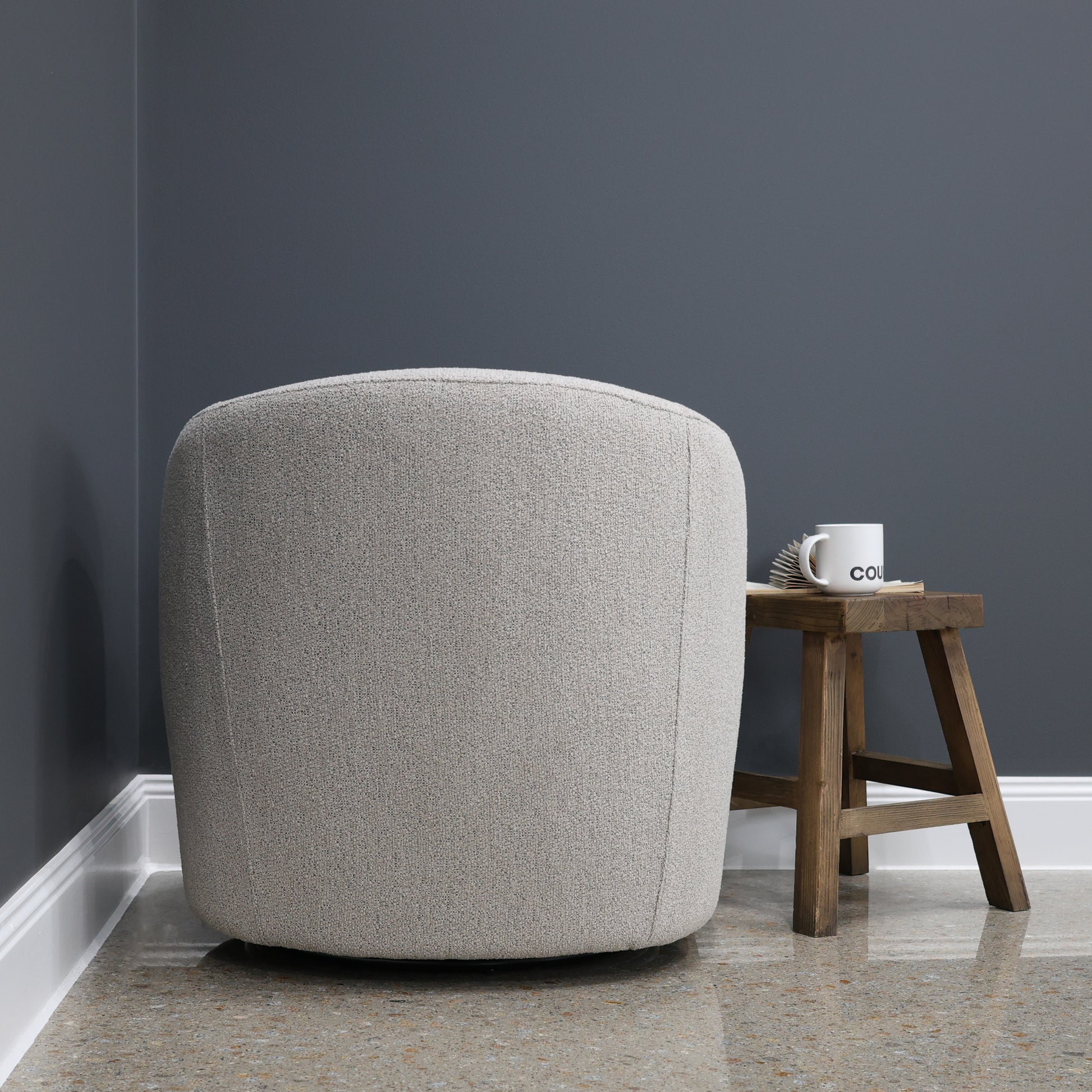 Swivel Tub Chair - Natural