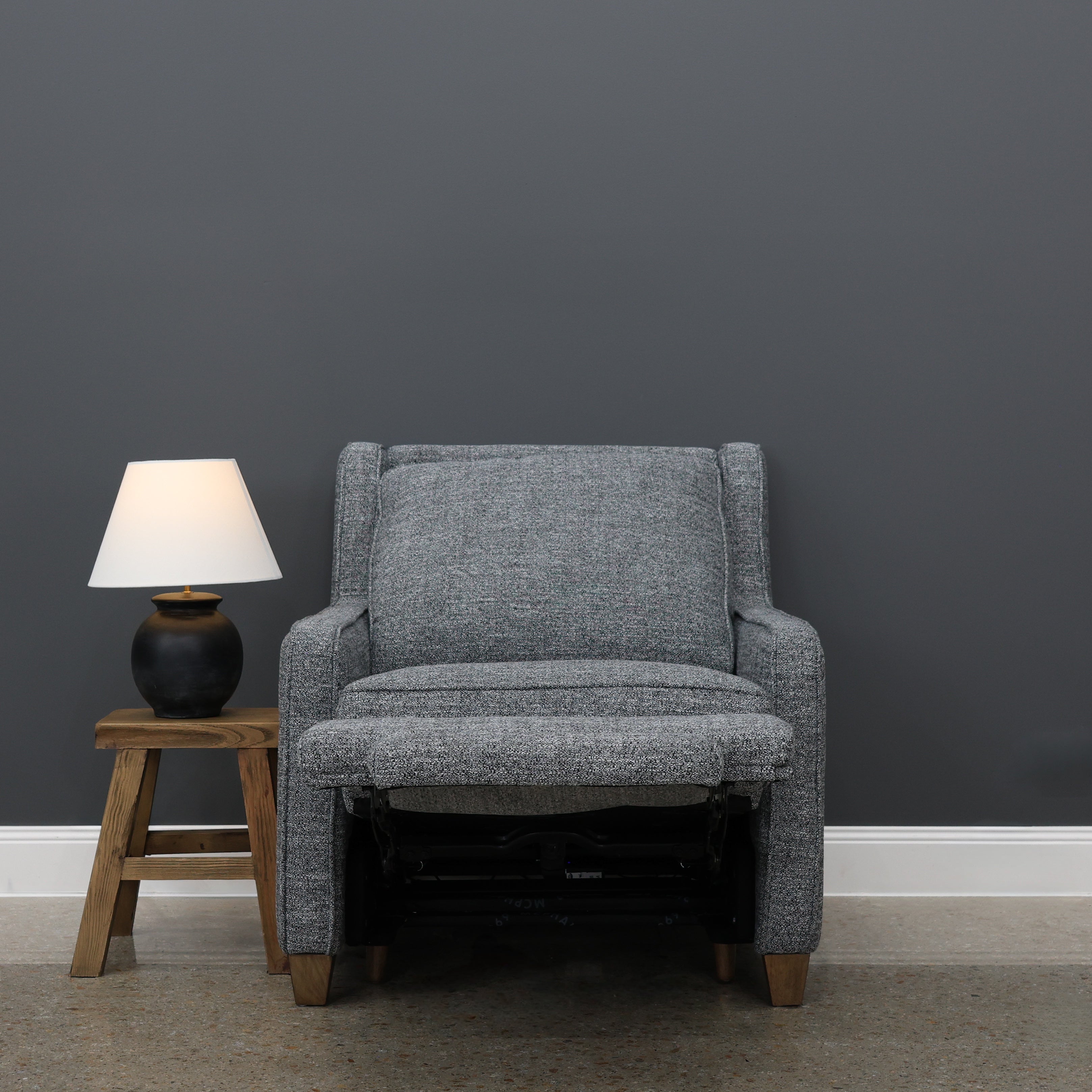 Adelaide Electric Recliner - Soft Charcoal